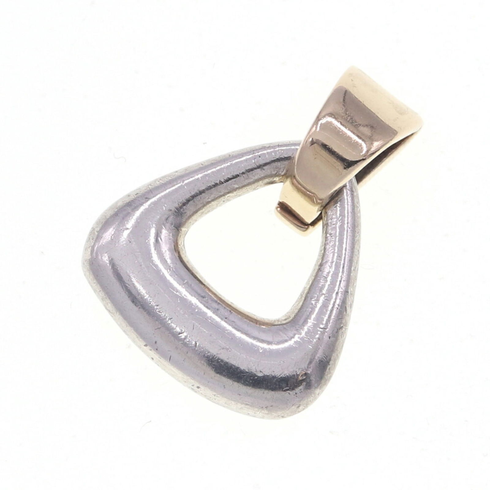 TIFFANY & CO. Pendant Top 925 Sterling Silver 14K Yellow Gold (1 of 5)