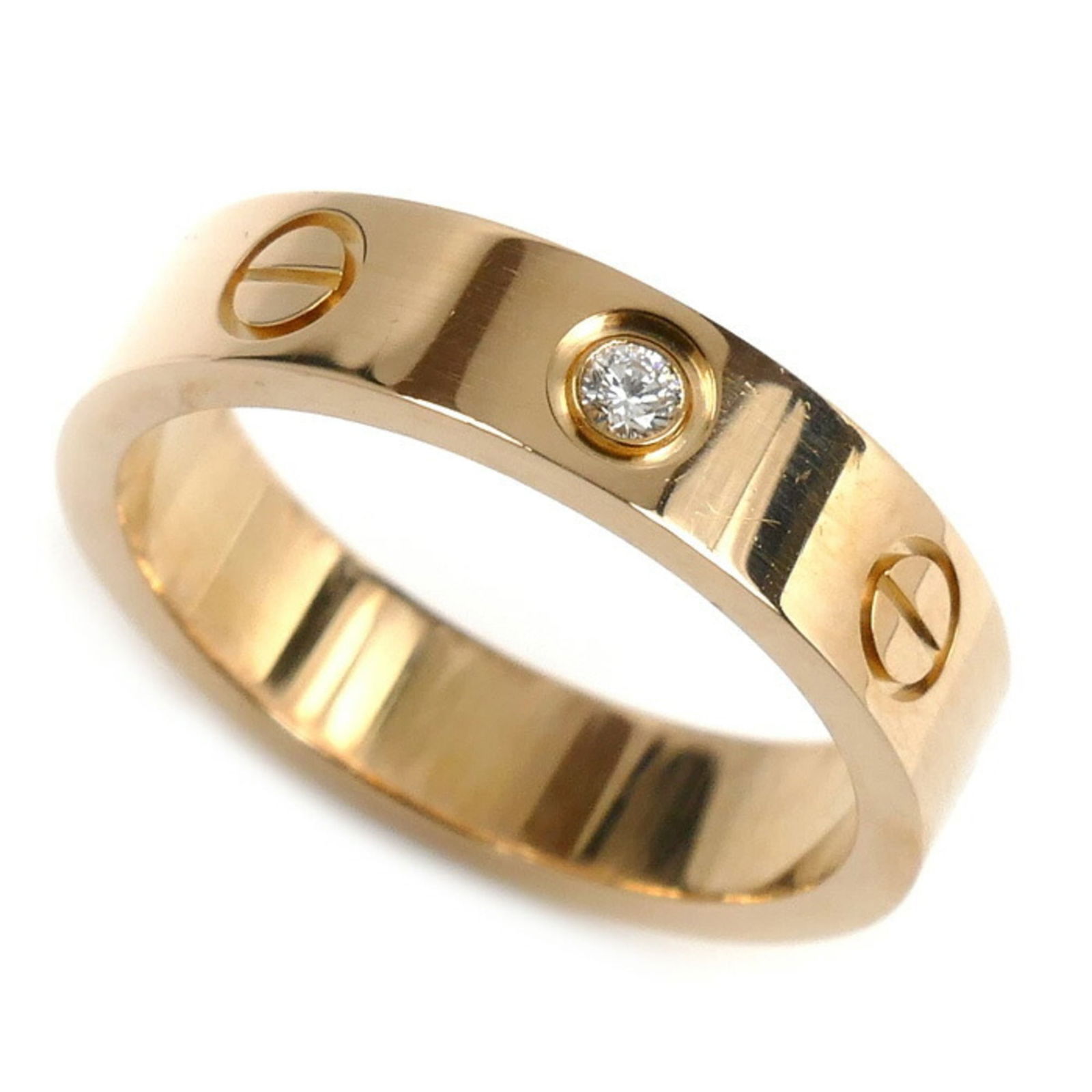 18K Pink Gold Cartier Band Ring (1 of 7)