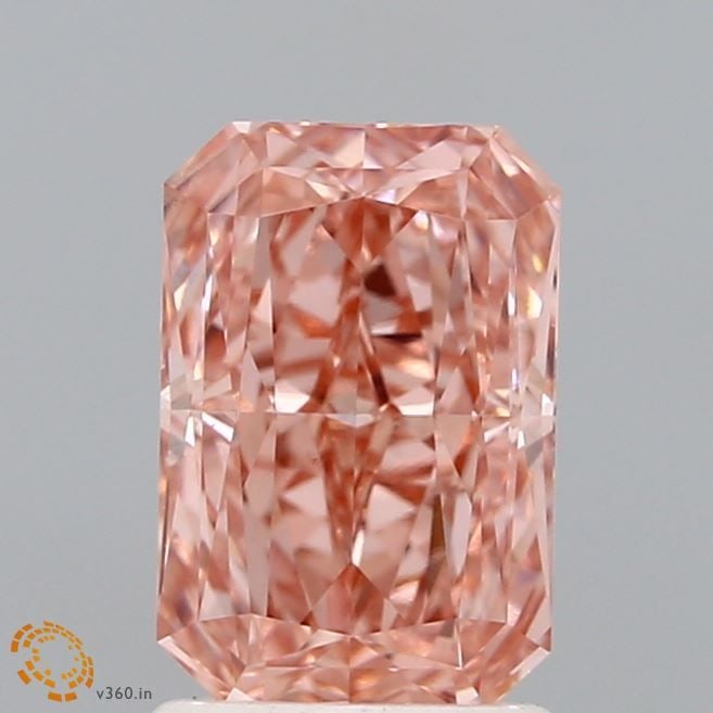 Loose Lab Diamond IGI Radiant 1.75ct Fancy Vivid Pink VS1: Loose Lab Diamond IGI Radiant 1.75ct Fancy Vivid Pink VS1 This 1.75ct Loose Lab Diamond, certified by IGI, boasts a Fancy Vivid Pink hue and VS1 clarity, excellent polish, and symmetry, with