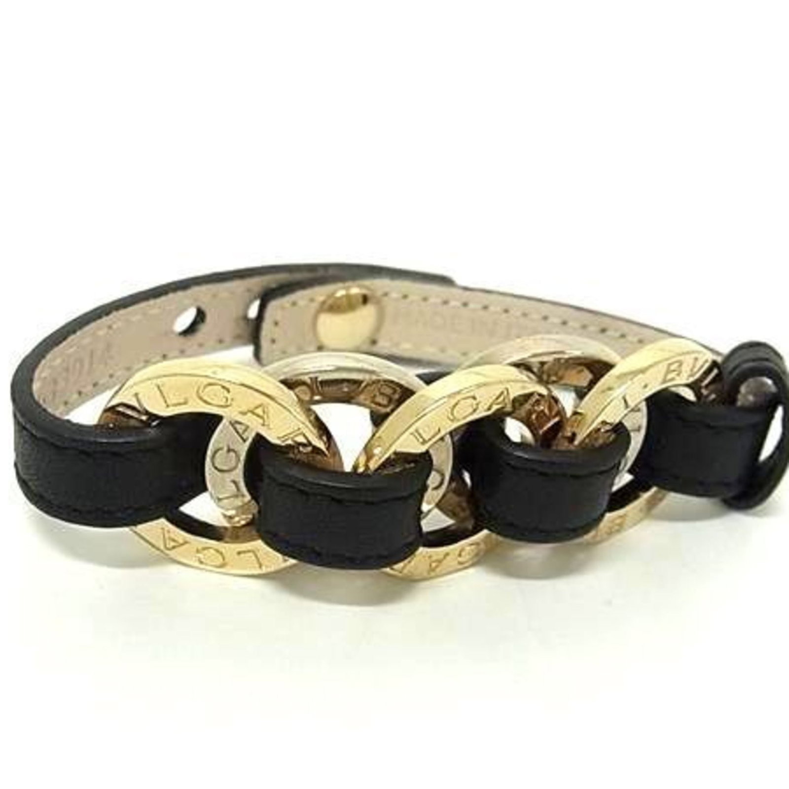 Metal - Bvlgari Charm Bracelet Leather (1 of 4)