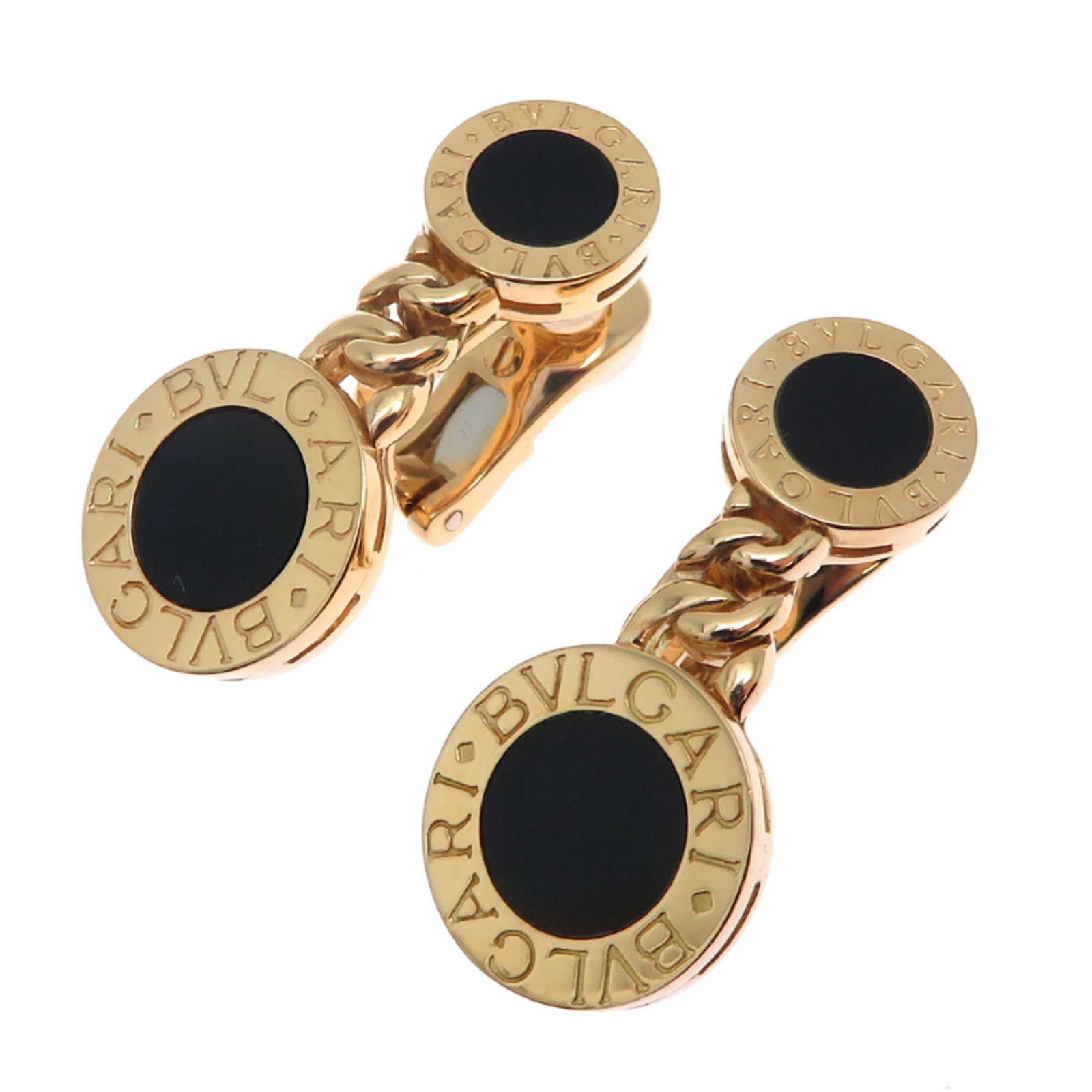 Bvlgari 18K Yellow Gold Clip Earrings (1 of 7)