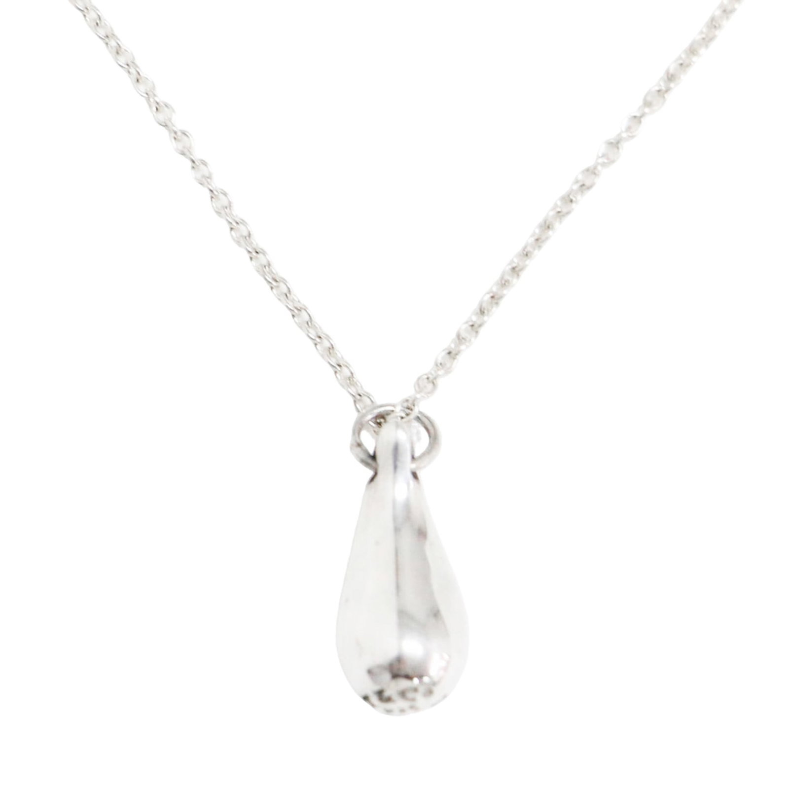 K4613 - TIFFANY & Co. Tiffany Elsa Peretti Teardrop Pendant Necklace with Chain - SV925 Sterling: K4613 - TIFFANY & Co. Tiffany Elsa Peretti Teardrop Pendant Necklace with Chain - SV925 Sterling Silver - Women's This listing features K4613 - TIFFANY & Co. Tiffany Elsa Peretti Teardrop Pendant Neck