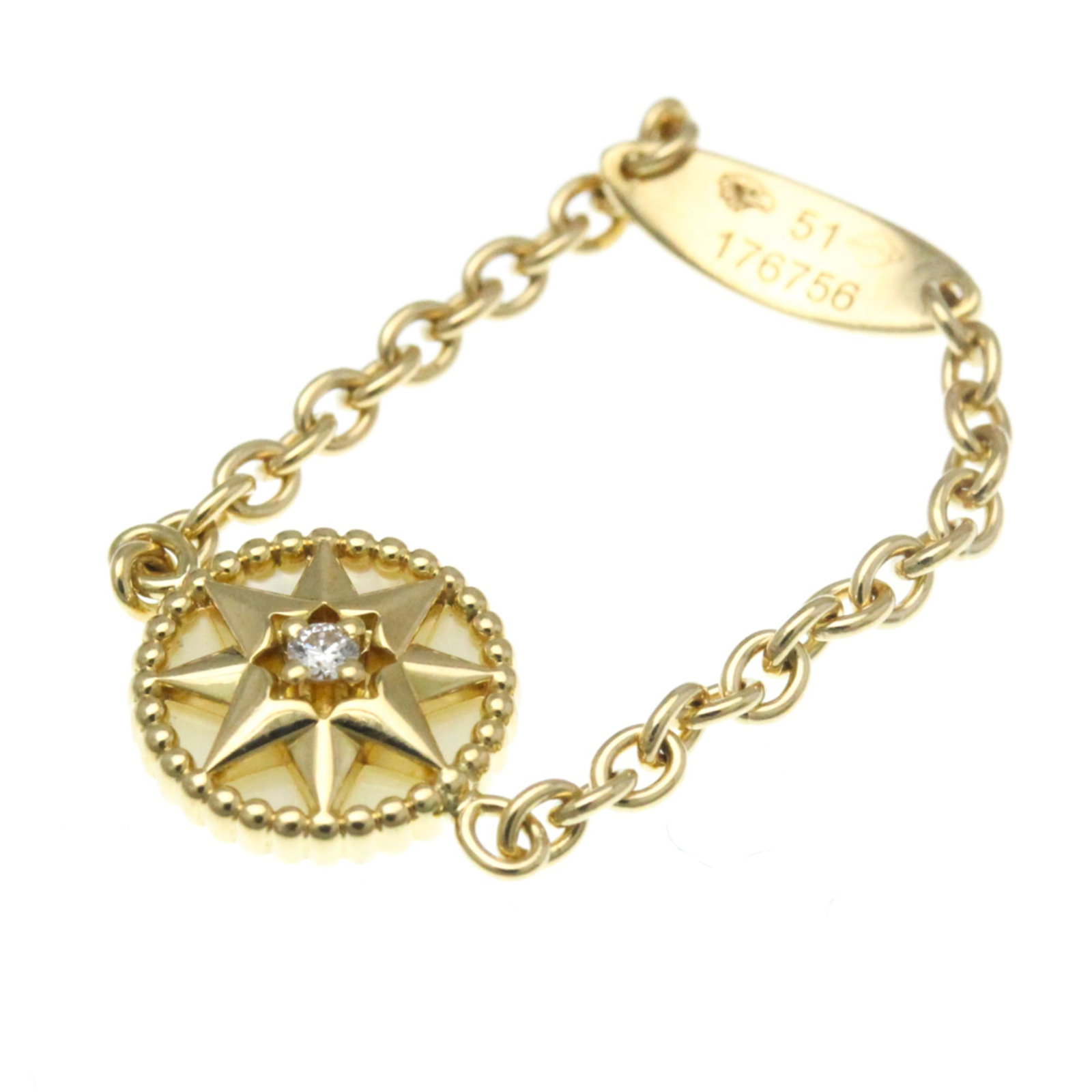 Christian Dior 18K Yellow Gold Band Ring (1 of 9)