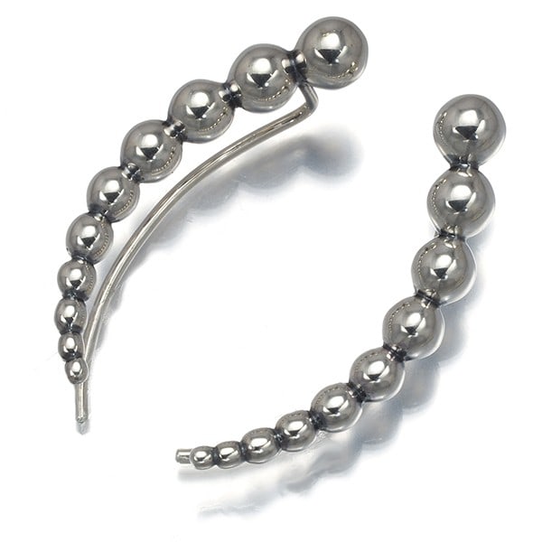 Silver Georg Jensen Earrings Moonlight Grapes 925 Sterling (1 of 4)