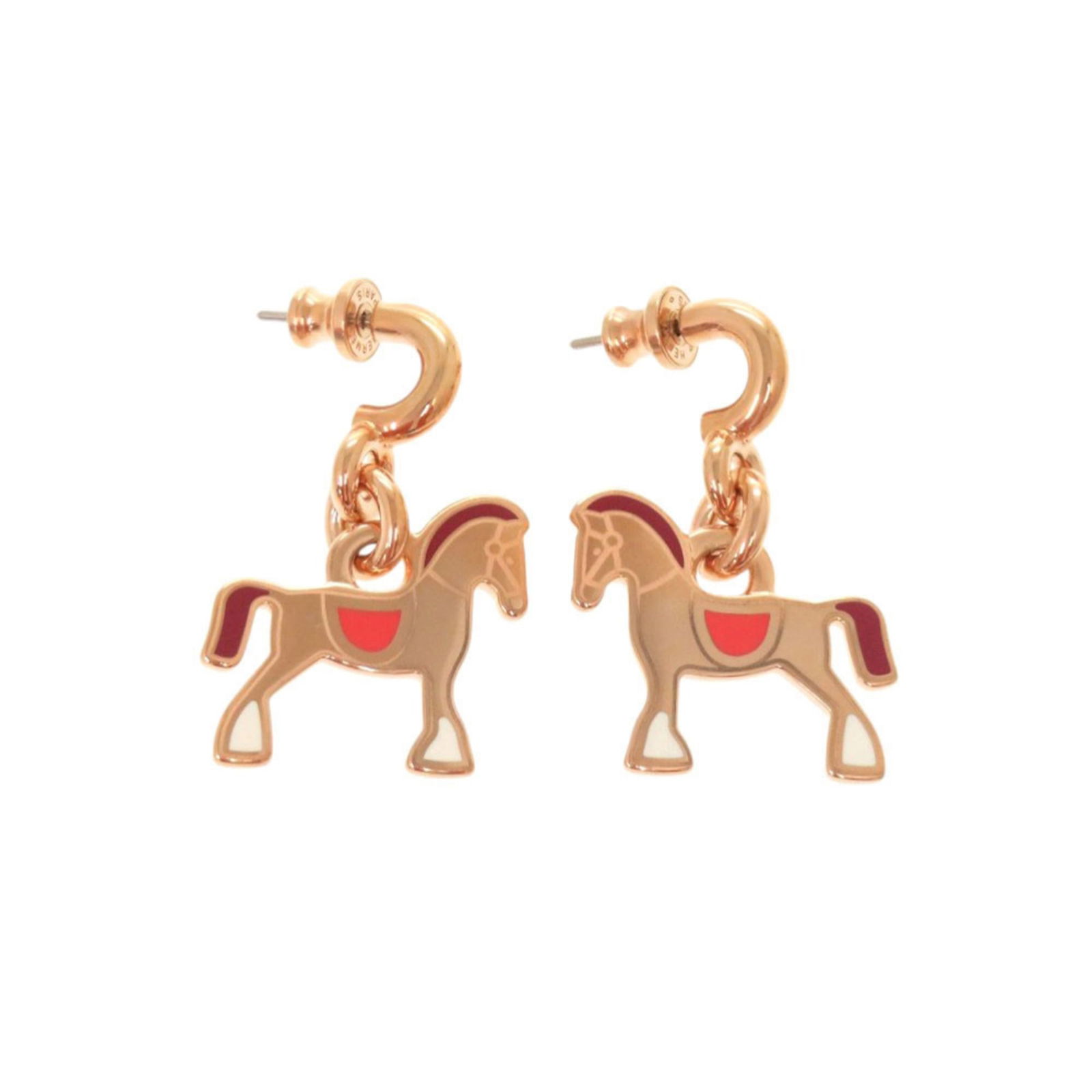 Metal - Hermes Drop Earrings Lacquer (1 of 6)