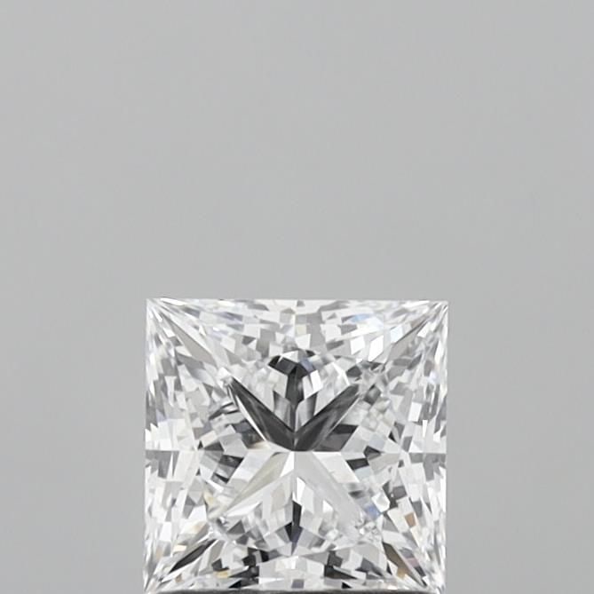 Loose Lab Diamond 1.04ct D VVS1 - IGI Princess: Loose Lab Diamond 1.04ct D VVS1 - IGI Princess A 1.04ct loose lab-grown diamond certified by IGI, featuring D color and VVS1 clarity with excellent polish and symmetry, measuring 5.57 x 5.48 x 3.88 mm