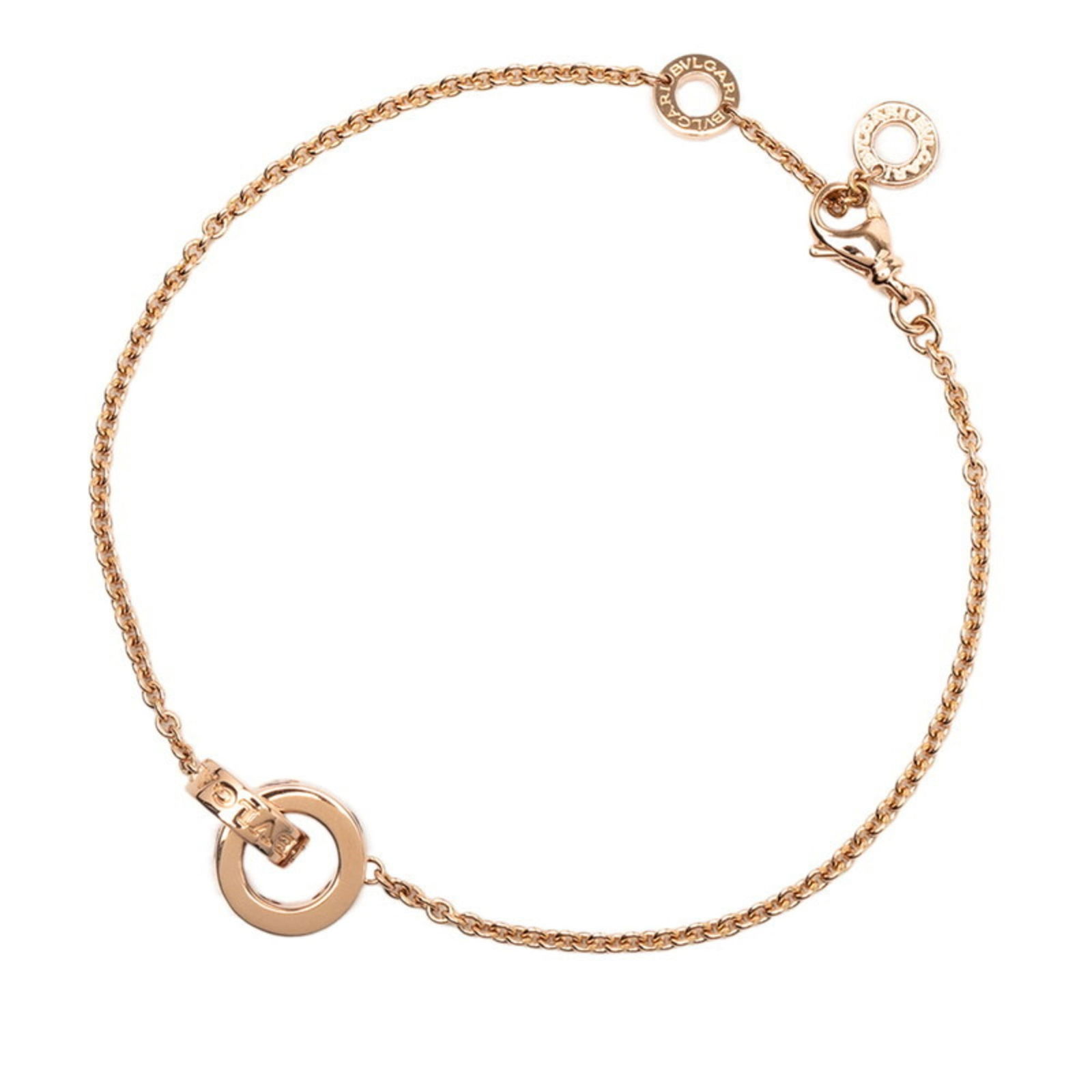 Bvlgari 18K Pink Gold Charm Bracelet (1 of 7)