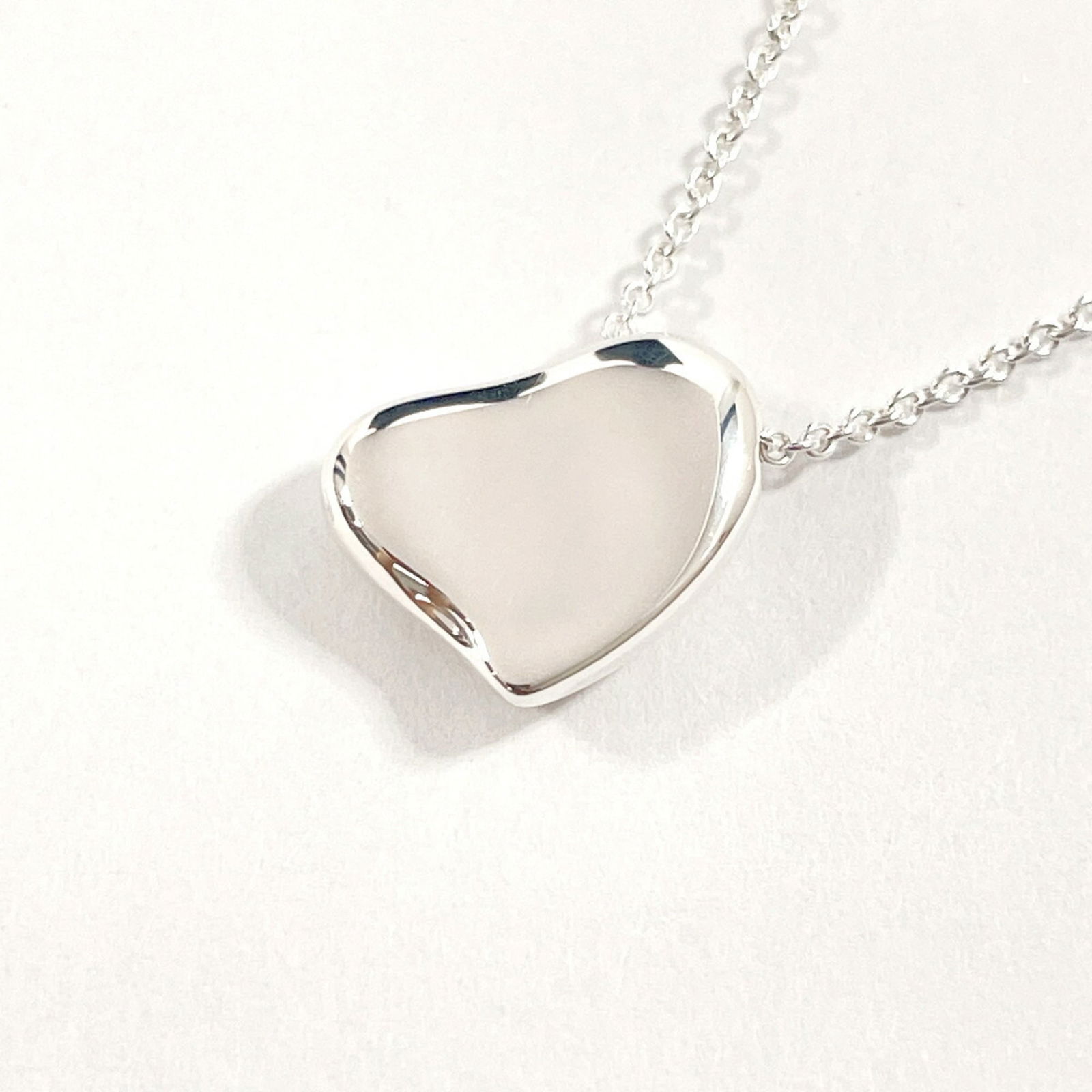 Tiffany & Co. Elsa Peretti Full Heart Necklace 925 Sterling Silver for Women (1 of 7)