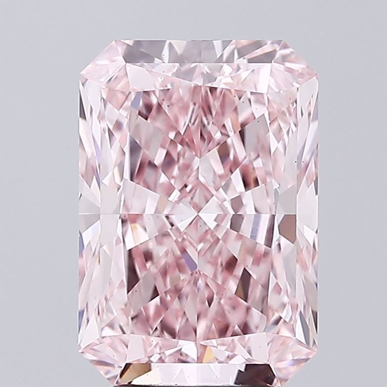 Loose Lab Diamond IGI Radiant 4.77ct Fancy Vivid Pink VS1: Loose Lab Diamond IGI Radiant 4.77ct Fancy Vivid Pink VS1 Loose Lab Diamond IGI Radiant, 4.77ct, shows Fancy Vivid Pink color and VS1 clarity with excellent polish and symmetry, certified by IGI. Item