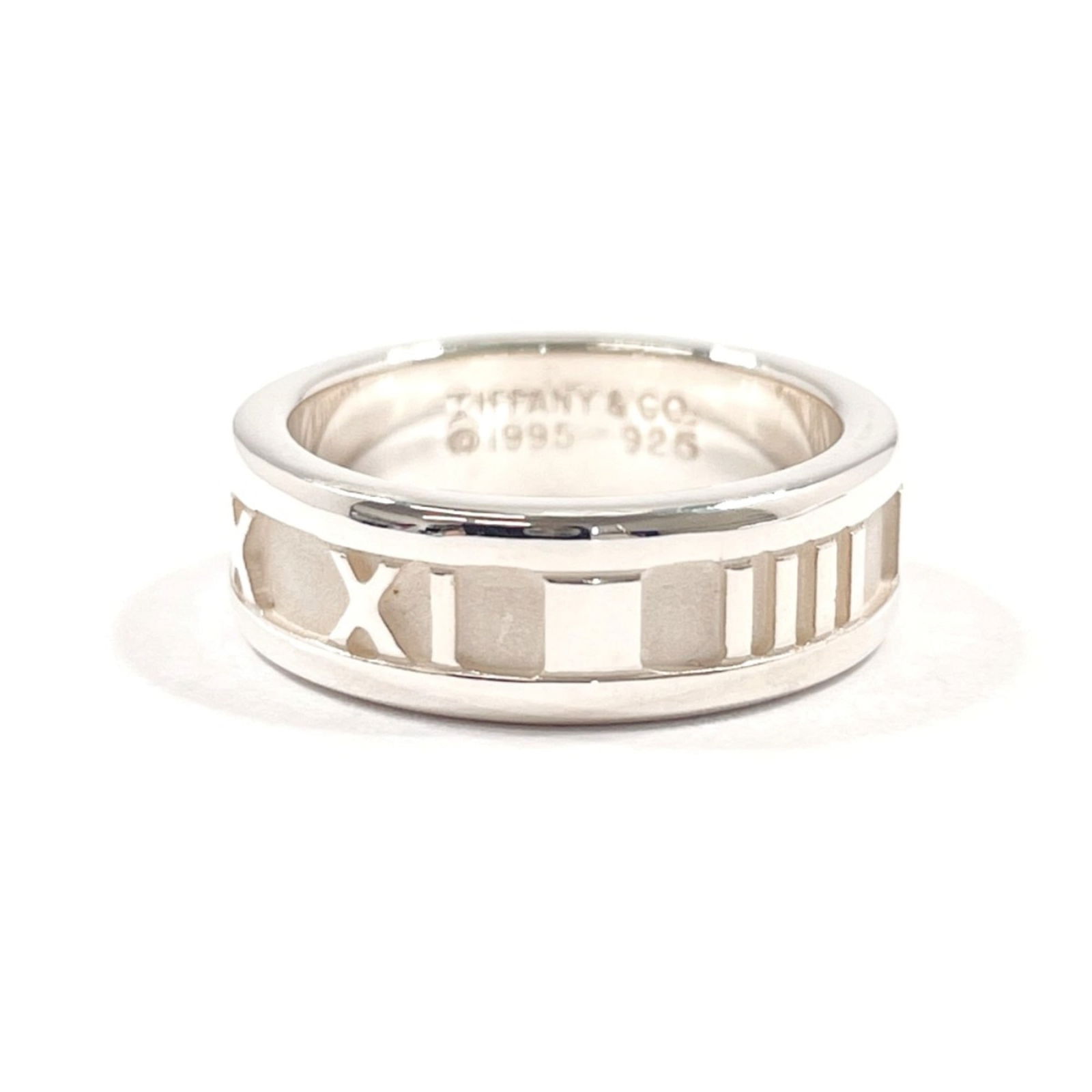 Silver 925 Tiffany Band Ring: Silver 925 Tiffany Band Ring Tiffany band ring for women made of Silver 925, US size 5, in used (like new) condition with minimal traces of usage. Item Specifics: Brand: Tiffany Type: Band Ring Gender