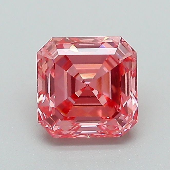 Loose Lab Diamond IGI Asscher 1.04ct Fancy Vivid Pink VS1: Loose Lab Diamond IGI Asscher 1.04ct Fancy Vivid Pink VS1 This is a 1.04ct loose lab-grown Asscher diamond with a Fancy Vivid Pink color and VS1 clarity, certified by IGI. Item Specifics: Source: This