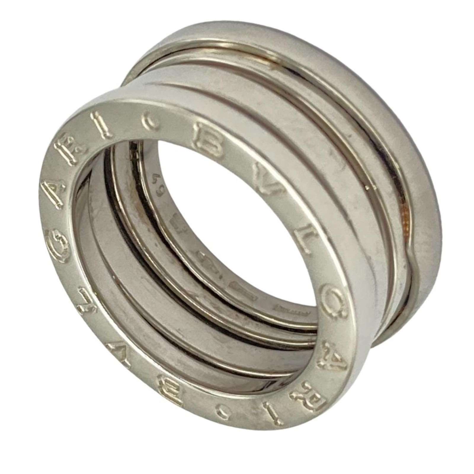 Bvlgari 18K White Gold Band Ring (1 of 5)