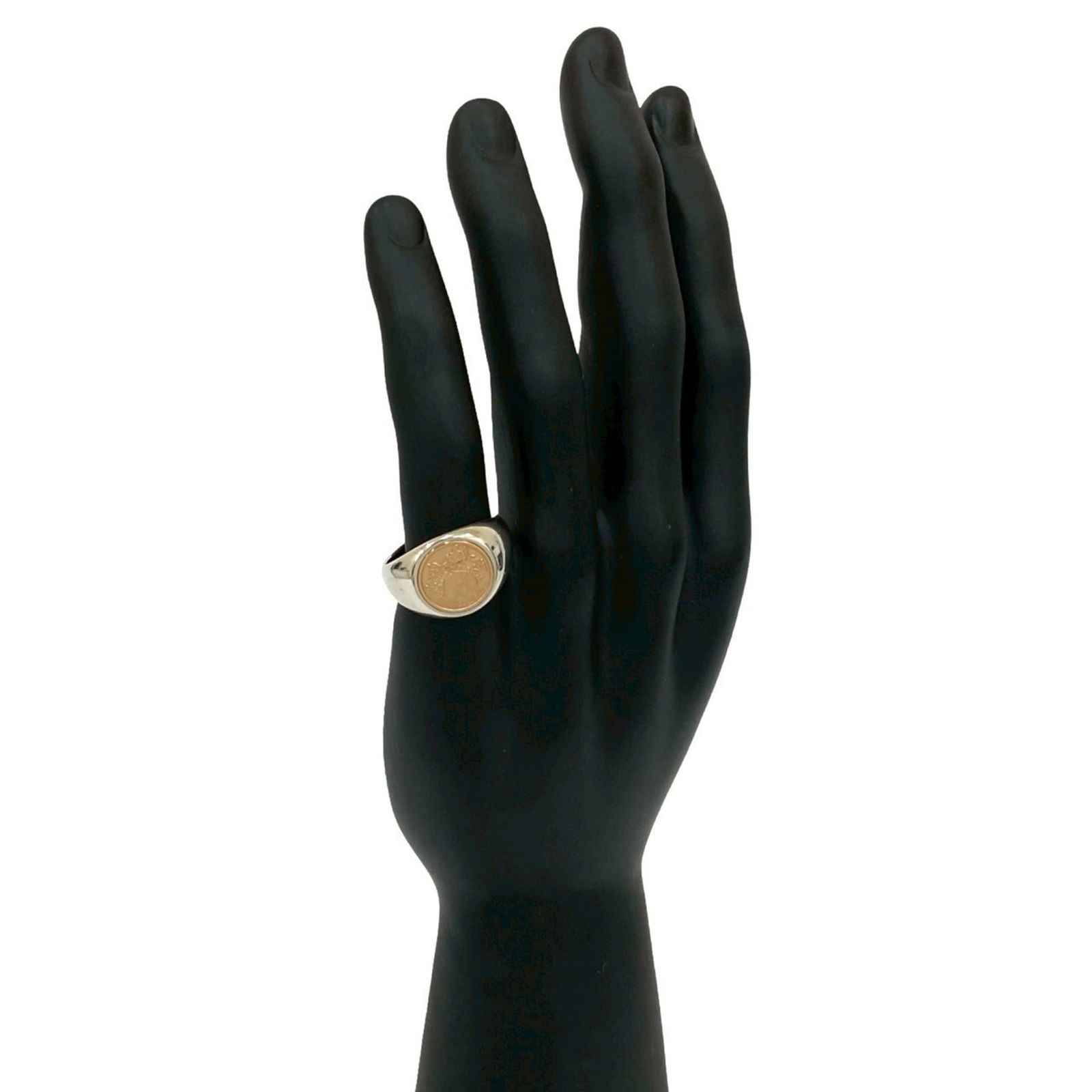 Hermes Band Ring 18K Gold, 925 Silver (1 of 6)