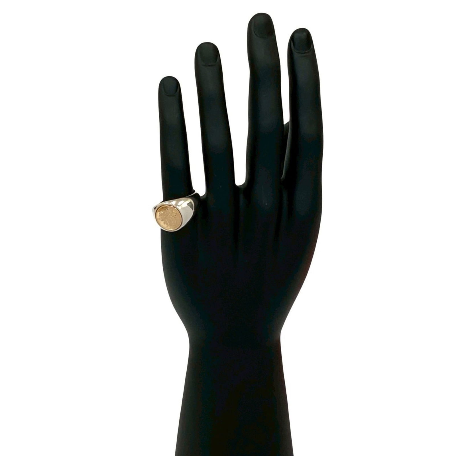 Silver 925 - Hermes Band Ring Pink Gold (18K) (1 of 6)