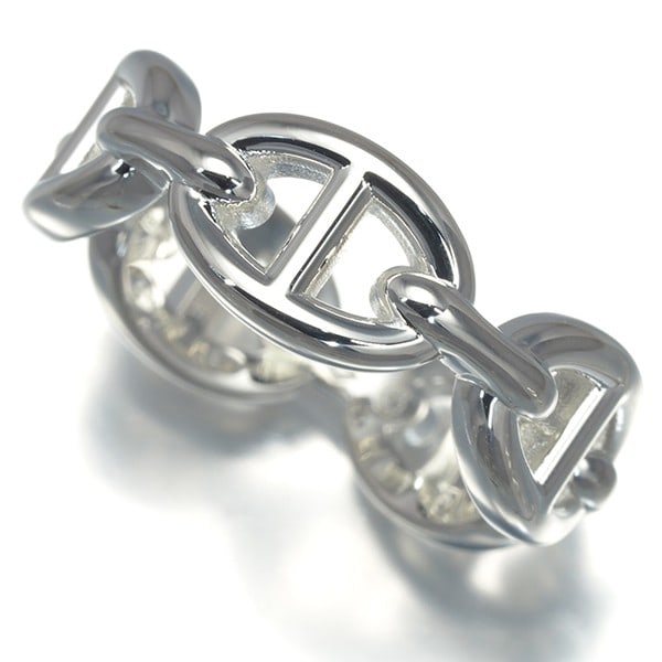 Silver Hermes Ring Chaine D'Ancre Enchaine Pm Eu53 925 Sterling: Silver Hermes Ring Chaine D'Ancre Enchaine Pm Eu53 925 Sterling This listing features Silver Hermes Ring Chaine D'Ancre Enchaine Pm Eu53 925 Sterling. Item specifics are provided below. Item Specifics