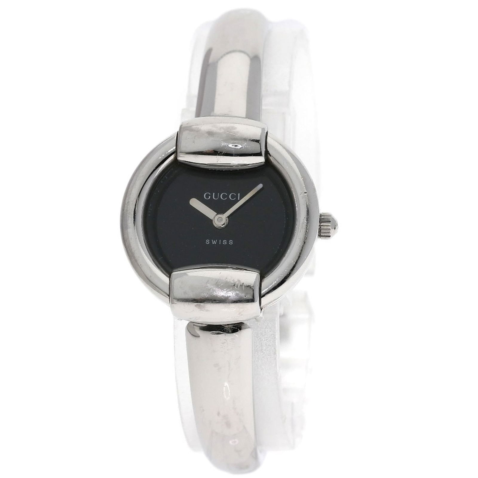 Wristwatch Gucci: Wristwatch Gucci This listing features Wristwatch Gucci. Item specifics are provided below. Item Specifics: Brand: Gucci Type: Wristwatch Gender: Women Display: Analog Material (Case): Stainless Steel