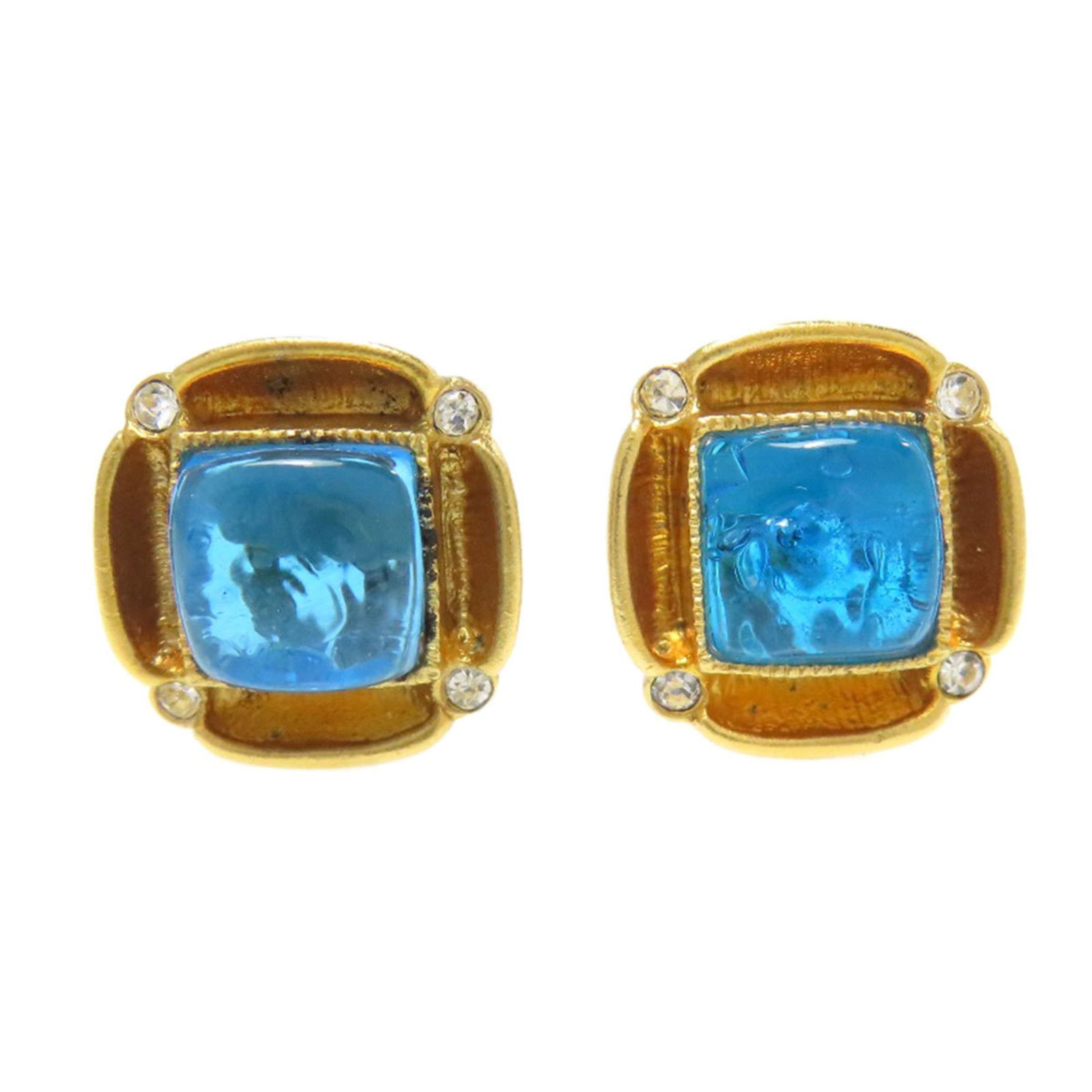 Chanel Metal Clip Earrings (1 of 9)