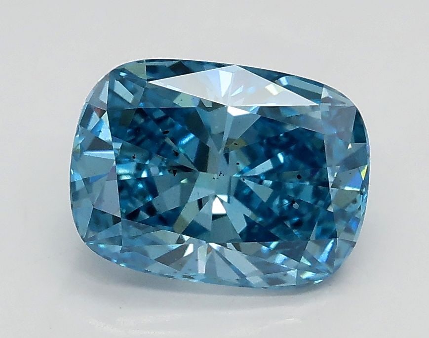 Loose Lab Diamond - IGI Cushion Brilliant 1.54ct Fancy Vivid Blue SI1: Loose Lab Diamond - IGI Cushion Brilliant 1.54ct Fancy Vivid Blue SI1 This listing features Loose Lab Diamond - IGI Cushion Brilliant 1.54ct Fancy Vivid Blue SI1. Item specifics are provided below. It