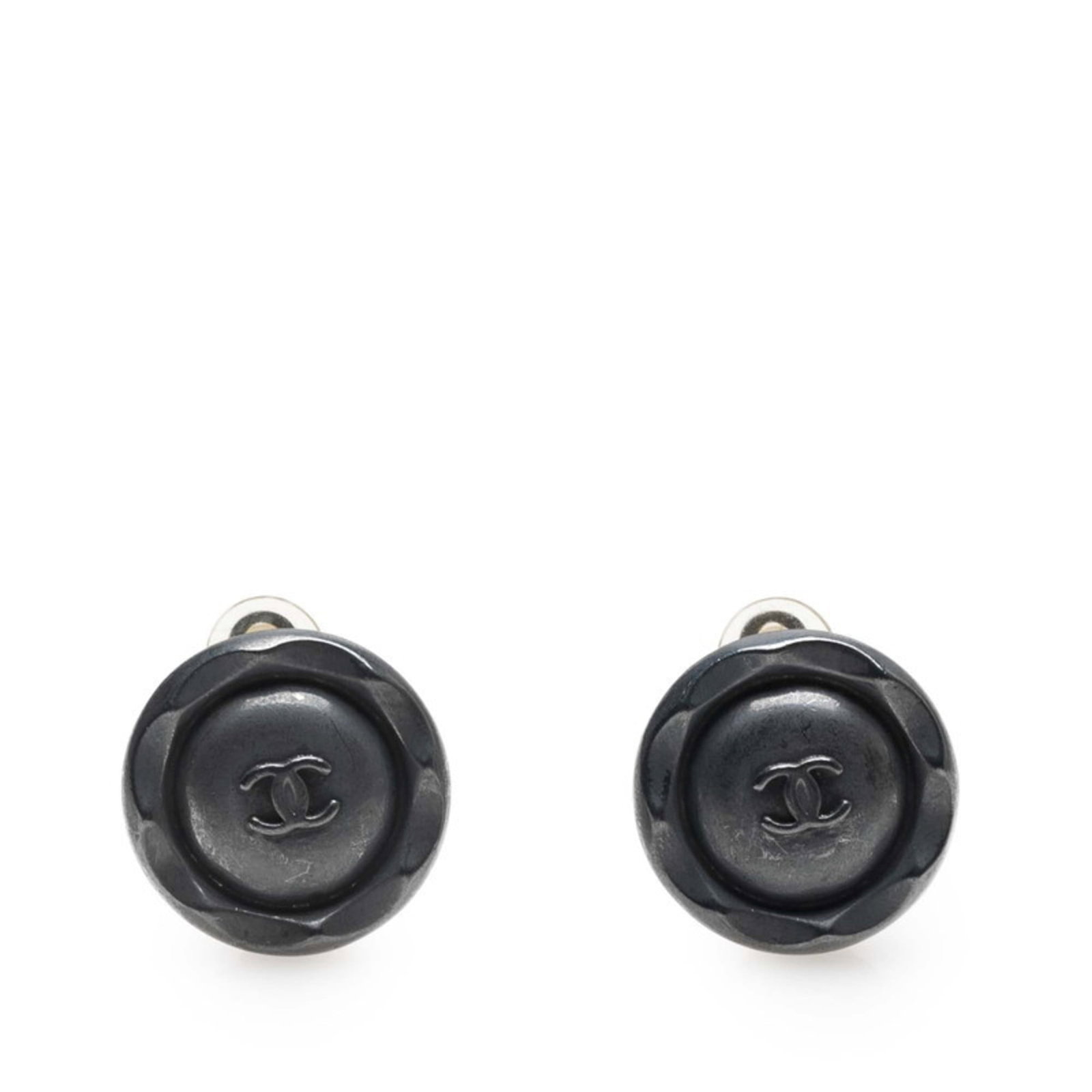 Chanel Metal Clip Earrings (1 of 3)