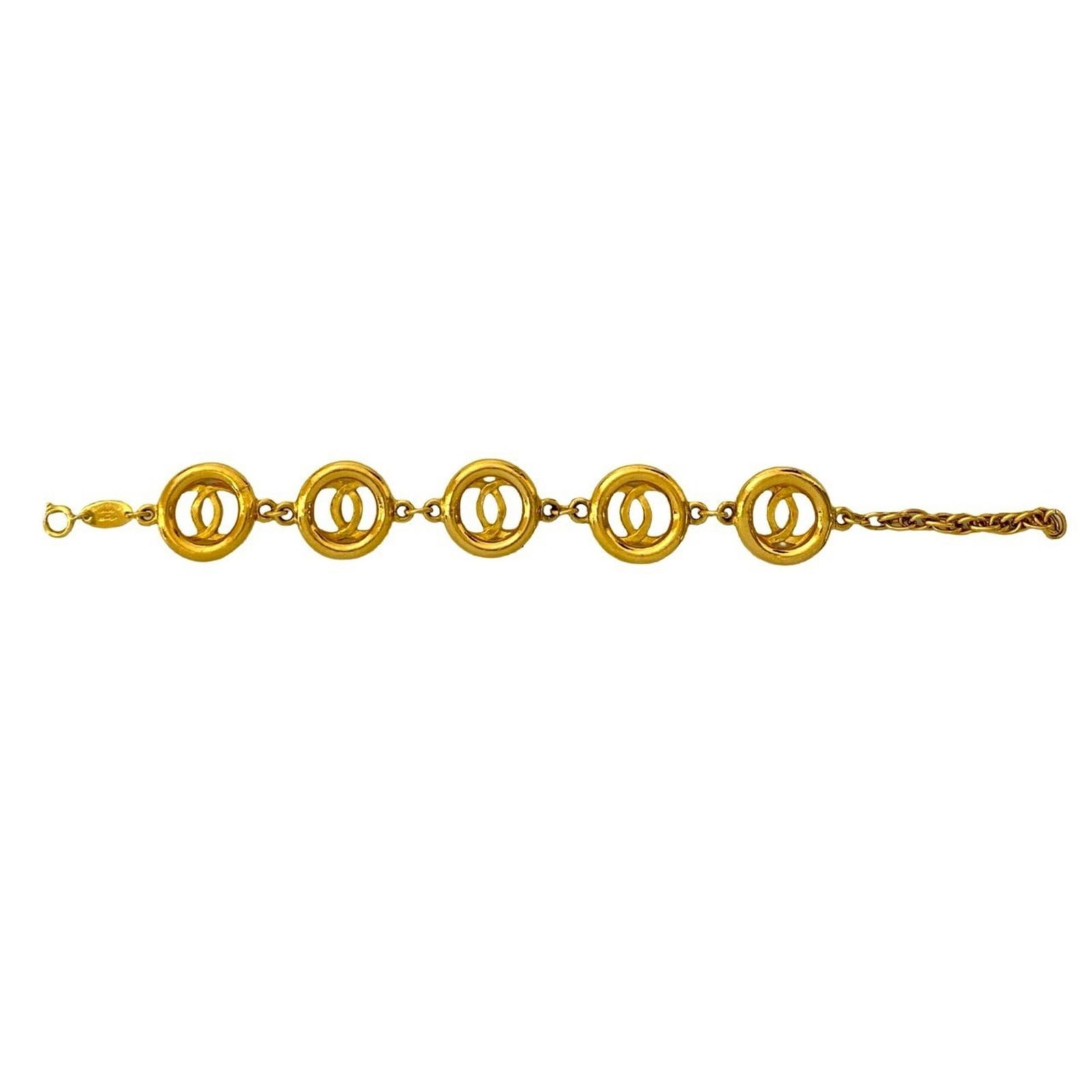 Plating Chanel Charm Bracelet Gold - 5