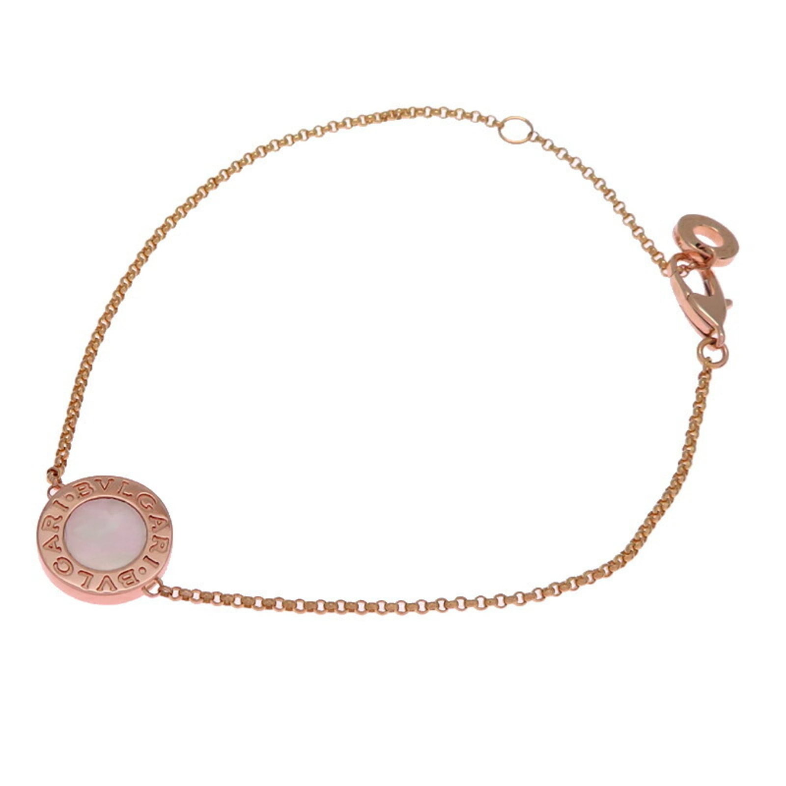 Bvlgari 18K Pink Gold Charm Bracelet (1 of 7)