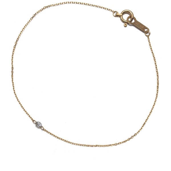 Gold Bracelet Diamond Solitaire 18K 750 Yellow: Gold Bracelet Diamond Solitaire 18K 750 Yellow This listing features Gold Bracelet Diamond Solitaire 18K 750 Yellow. Item specifics are provided below. Item Specifics: Country Of Origin: Japan Metal: