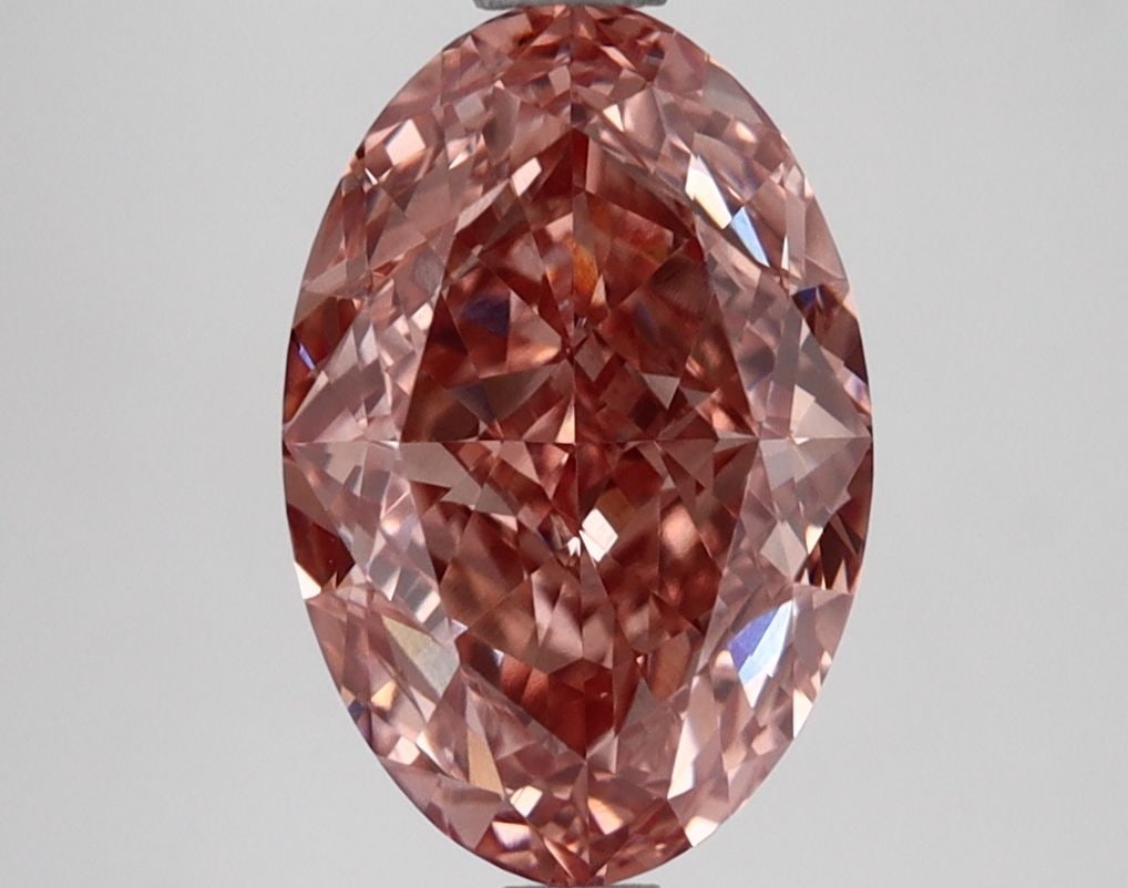 Loose Lab Diamond - IGI Oval 3.01ct Fancy Vivid Brownish Pink VS1: Loose Lab Diamond - IGI Oval 3.01ct Fancy Vivid Brownish Pink VS1 This listing features Loose Lab Diamond - IGI Oval 3.01ct Fancy Vivid Brownish Pink VS1. Item specifics are provided below. Item
