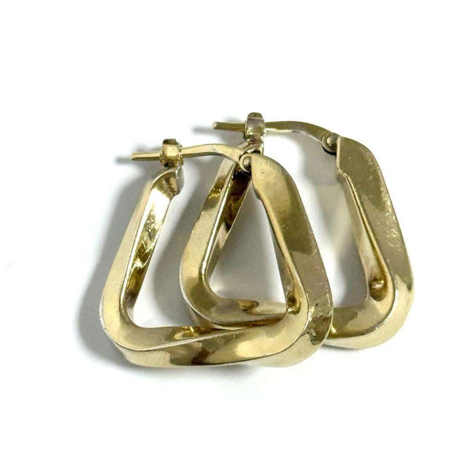 925 Bottega Veneta Hoop Earrings Silver (1 of 10)