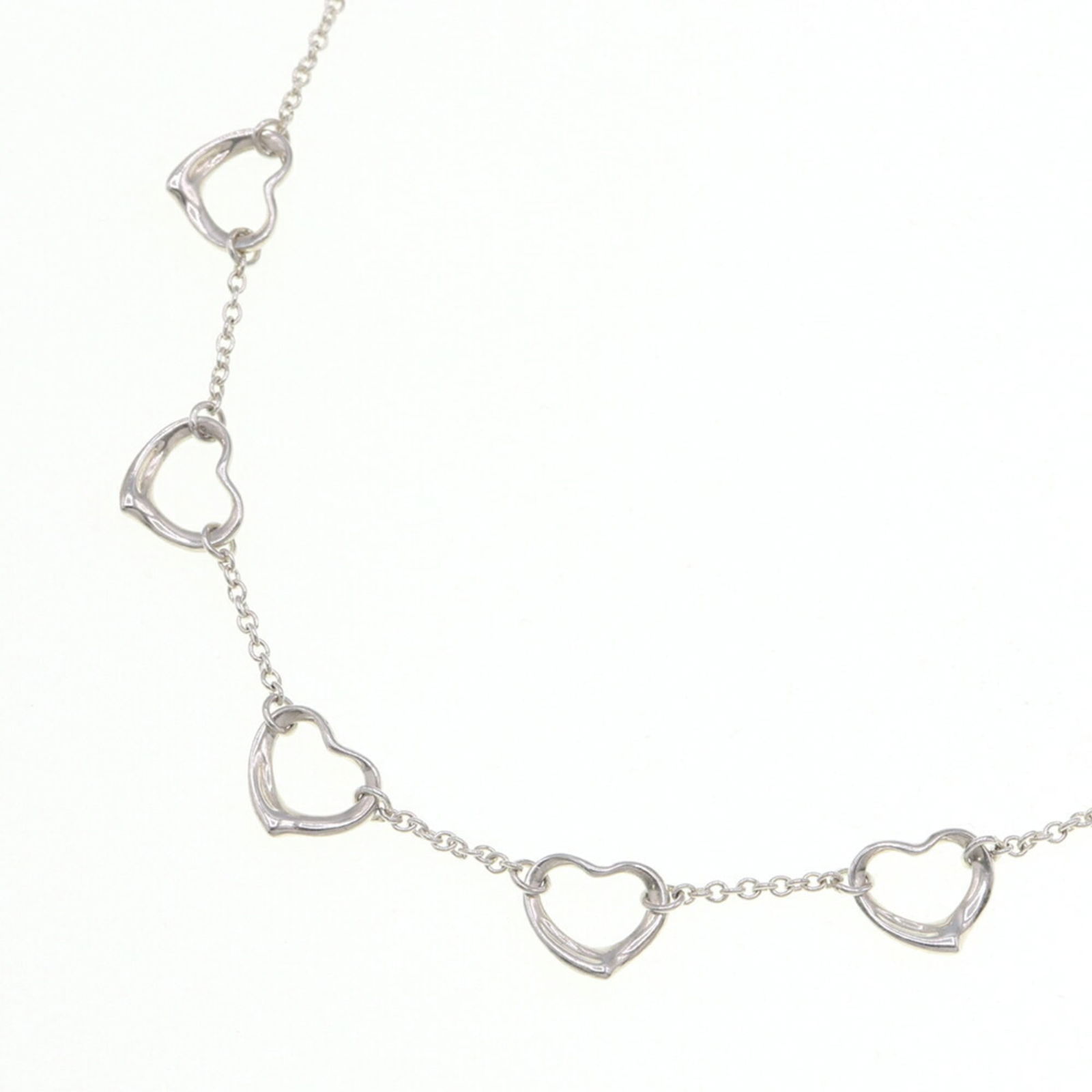 Women's TIFFANY CO - Tiffany & Co. Elsa Peretti Five-Heart Necklace in Sterling Silver (925): Women's TIFFANY CO - Tiffany & Co. Elsa Peretti Five-Heart Necklace in Sterling Silver (925) This listing features Women's TIFFANY CO - Tiffany & Co. Elsa Peretti Five-Heart Necklace in Sterling