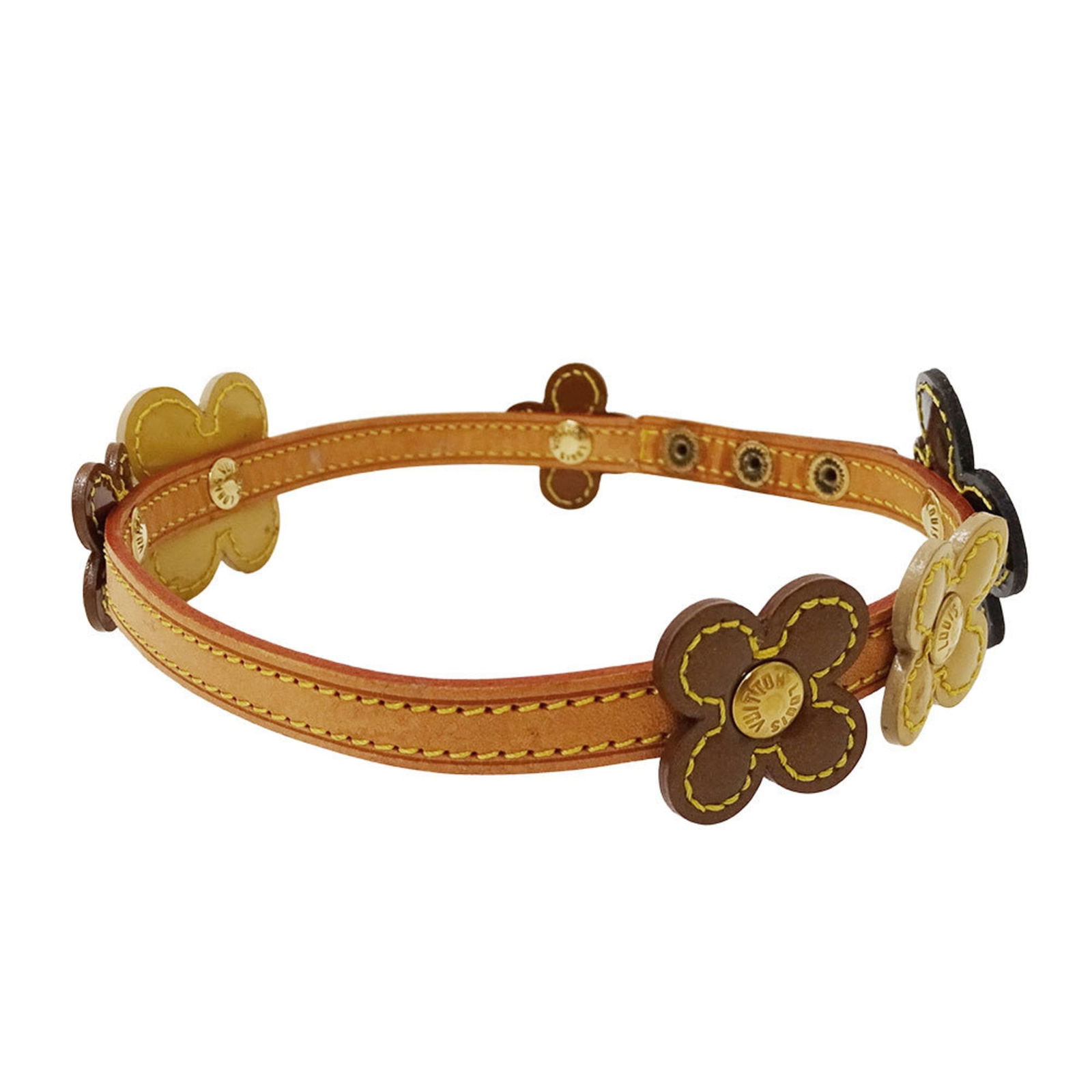 M92552 - Louis Vuitton Vernis Lexington Choker - Women's - Multicolor - Flower (1 of 14)