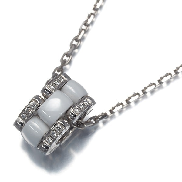Ceramic Chanel Necklace Diamond Ultra 18K 750 White Gold/: Ceramic Chanel Necklace Diamond Ultra 18K 750 White Gold/ This listing features Ceramic Chanel Necklace Diamond Ultra 18K 750 White Gold/. Item specifics are provided below. Item Specifics: Brand: CHA