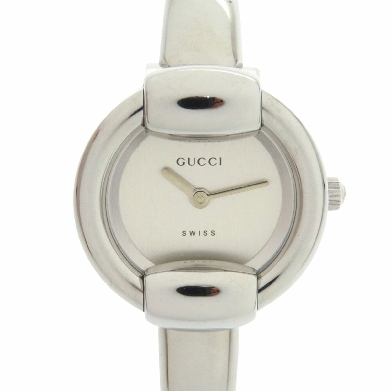Wristwatch Gucci: Wristwatch Gucci This listing features Wristwatch Gucci. Item specifics are provided below. Item Specifics: Brand: Gucci Type: Wristwatch Gender: Women Material (Case): Stainless Steel Material (Band)