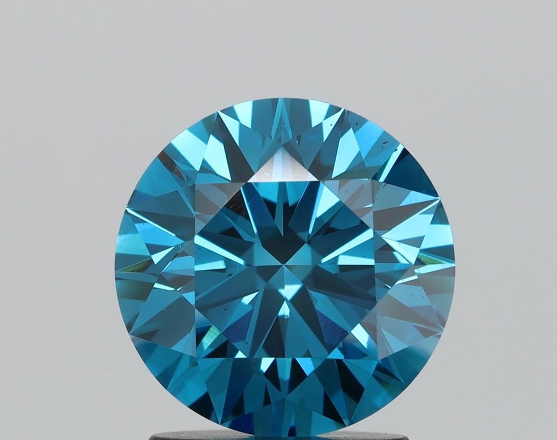 Loose Lab Diamond - Round 1.79ct Fancy Blue VS2 (1 of 1)