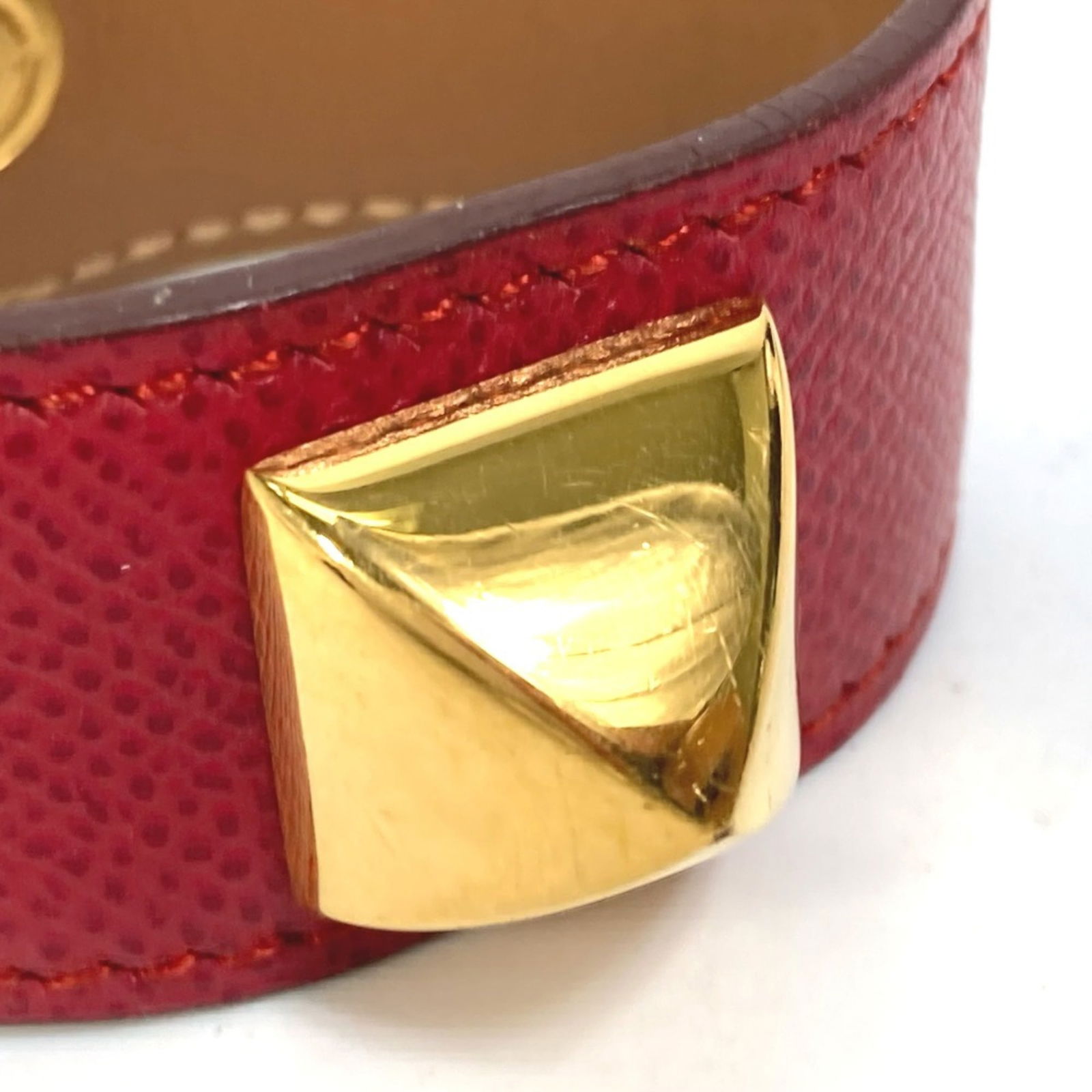 Leather - Hermes Bangle Gold Plating - 7