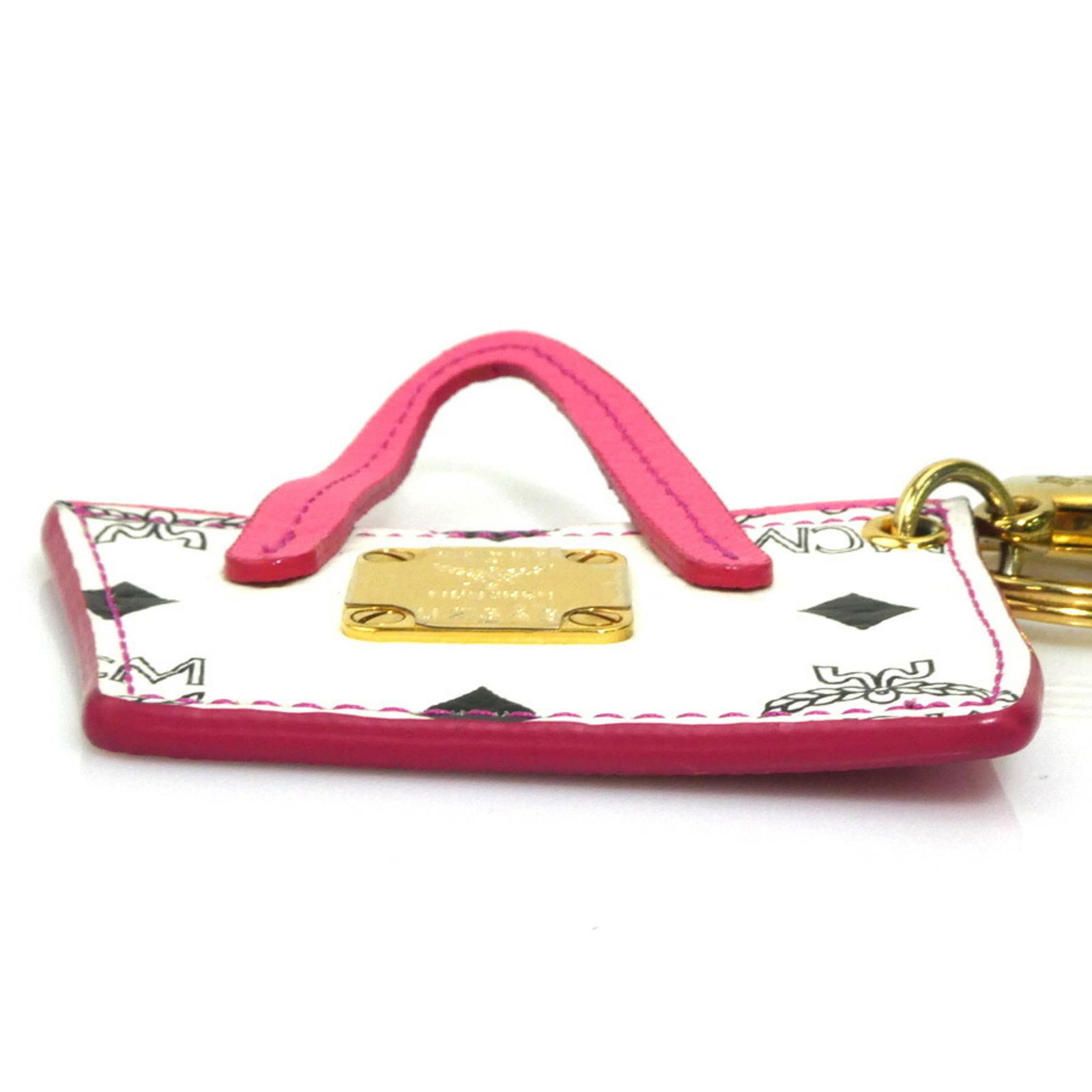 Leather Mcm Keyring Charm - 3