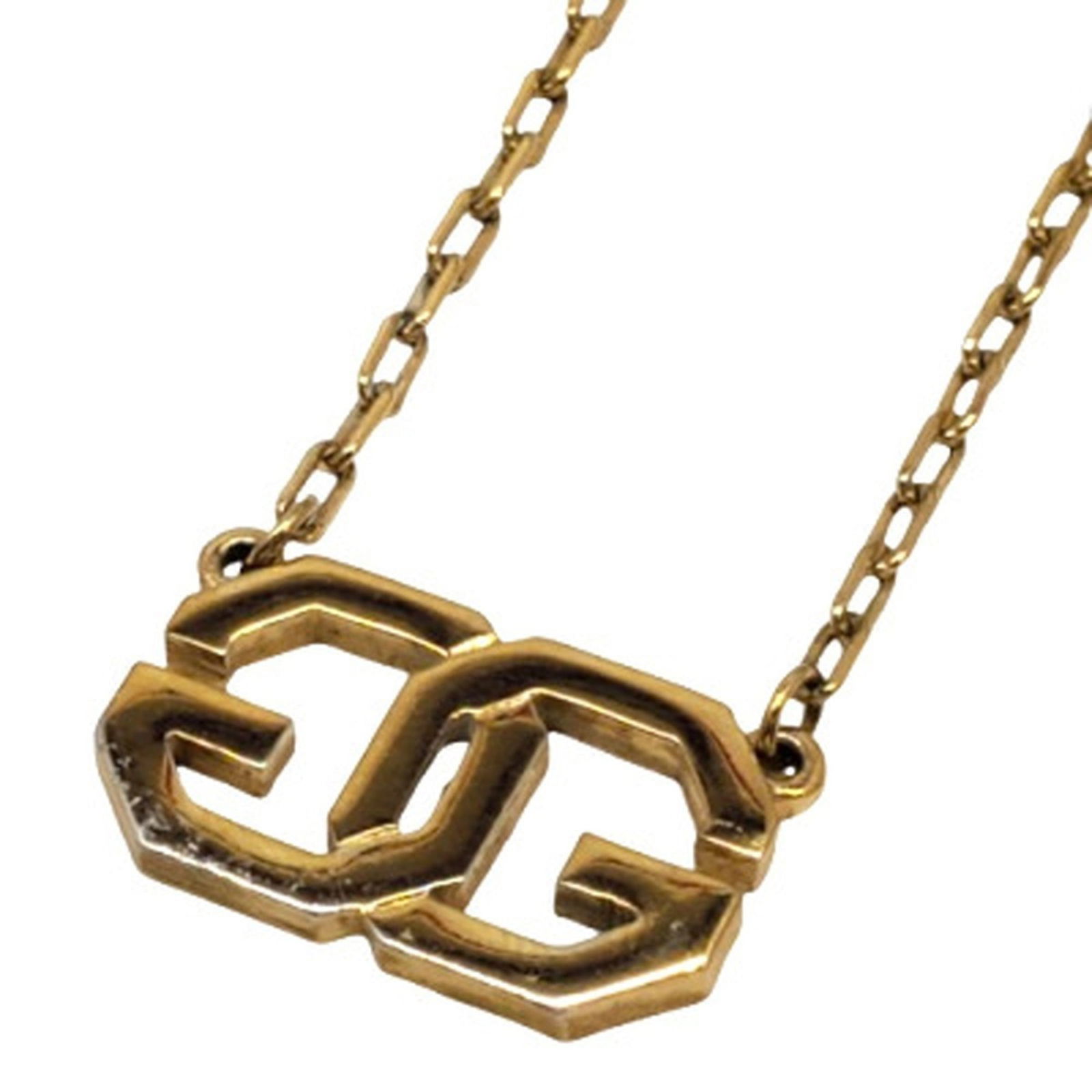 RK2286D - GIVENCHY GG Necklace - Gold Plated - Women's - Vintage - GP - Kaizuka Store - ITZN3N1NIP2C (1 of 7)