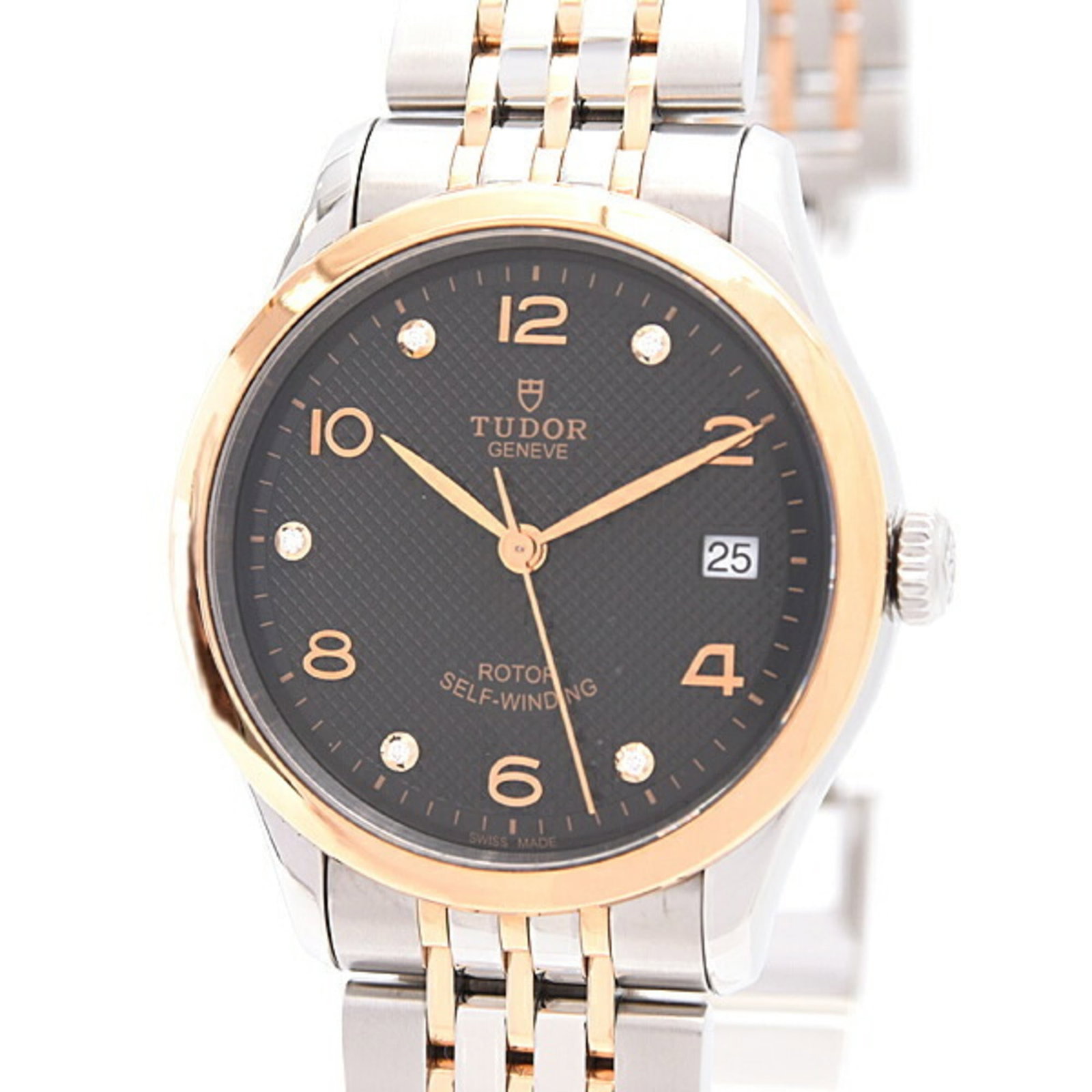 Wristwatch Tudor: Wristwatch Tudor This listing features Wristwatch Tudor. Item specifics are provided below. Item Specifics: Brand: Tudor Type: Wristwatch Gender: Men Material (Case): Pink Gold (18K), Stainless Steel