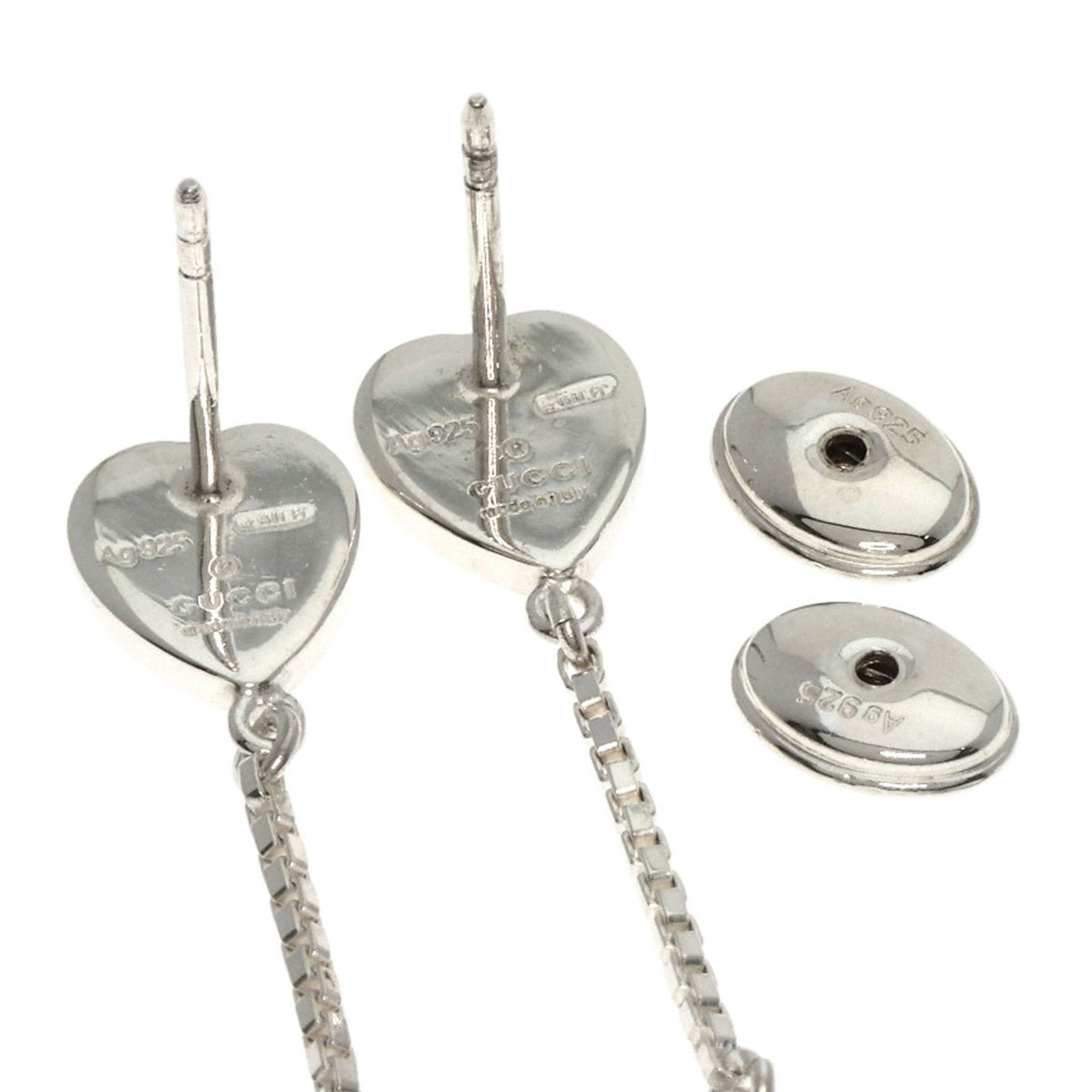 Silver Gucci Drop Earrings - 3