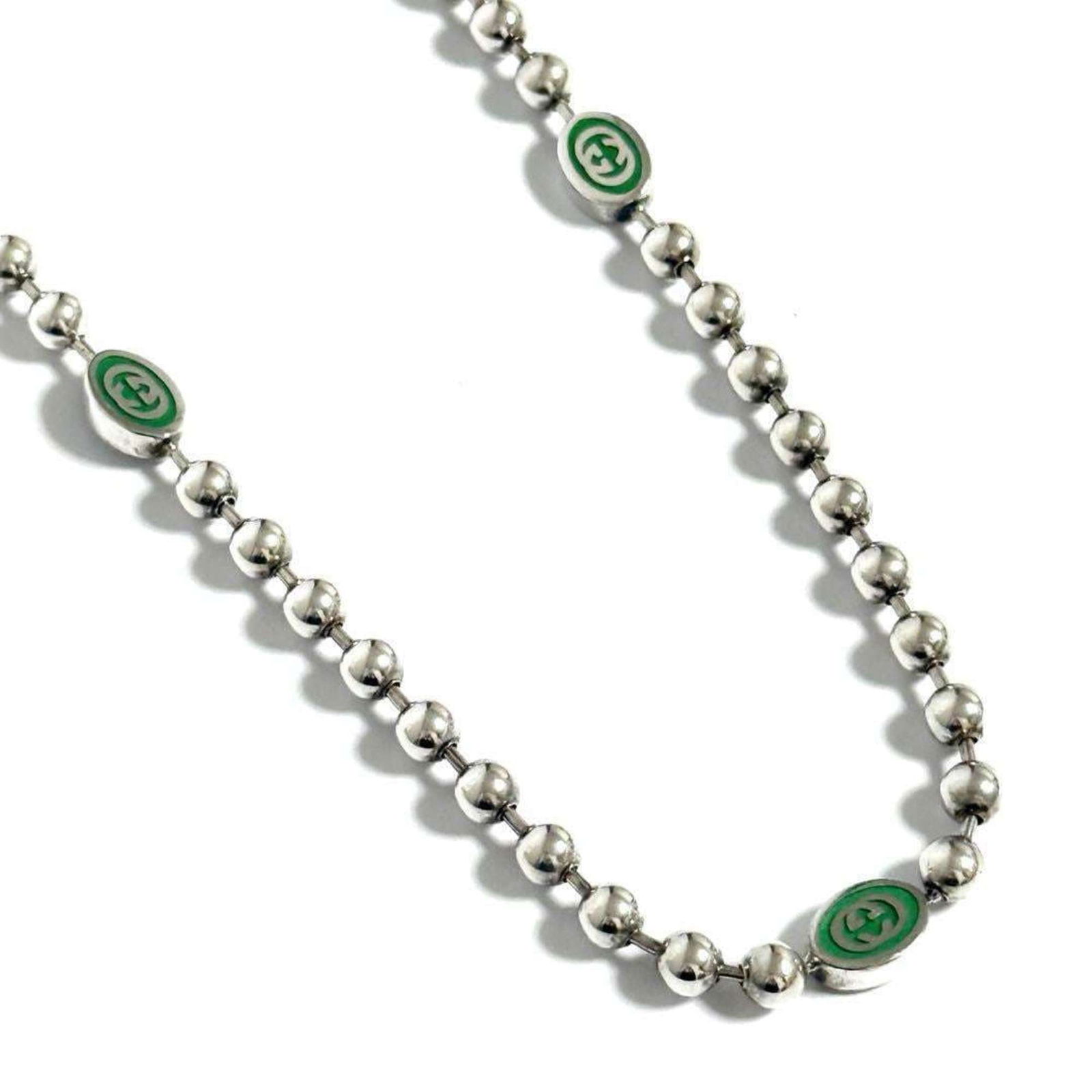 Chain Gucci Men's Women's Necklace Pendant GG Ball (1 of 10)