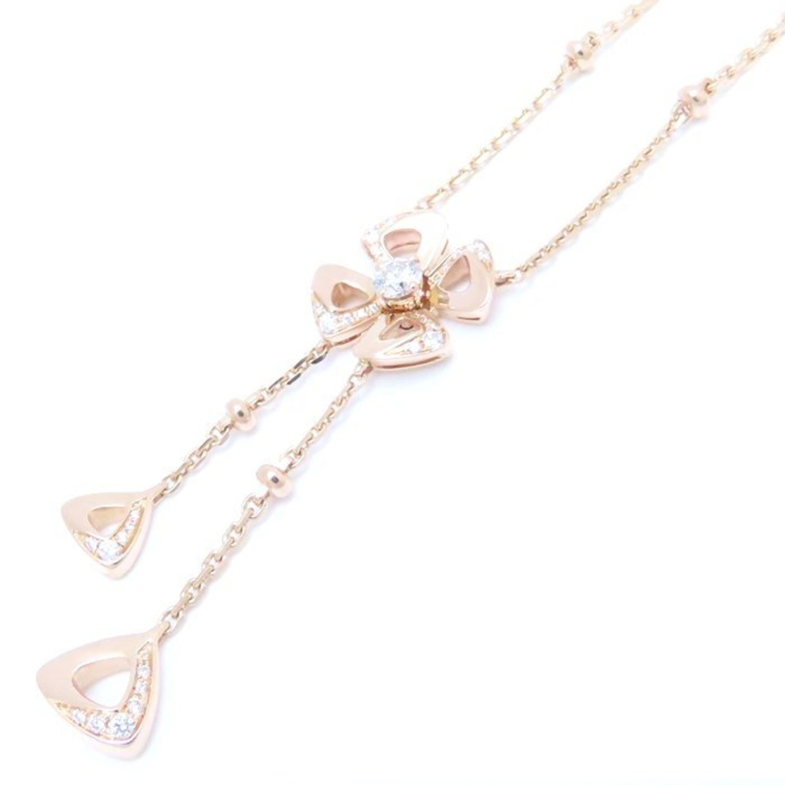 293805 BVLGARI Fiorever Necklace Diamond 357137 K18PG Pink Gold: 293805 BVLGARI Fiorever Necklace Diamond 357137 K18PG Pink Gold This listing features 293805 BVLGARI Fiorever Necklace Diamond 357137 K18PG Pink Gold. Item specifics are provided below. Item