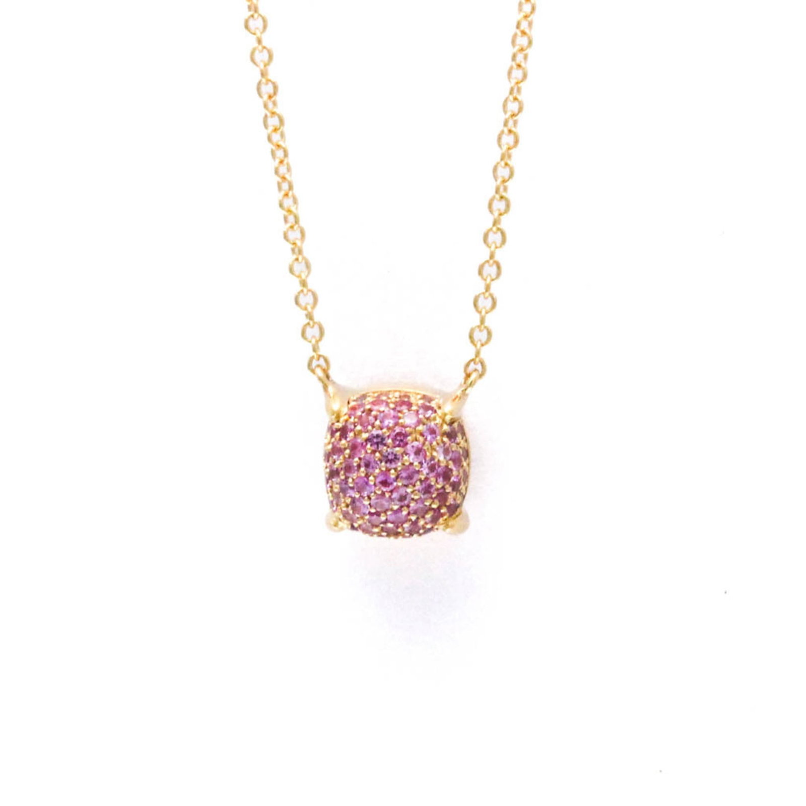 Women Fashion Pendant Necklace (Pink Gold) - Tiffany Sugar Stacks Gold Sapphire Men (1 of 12)