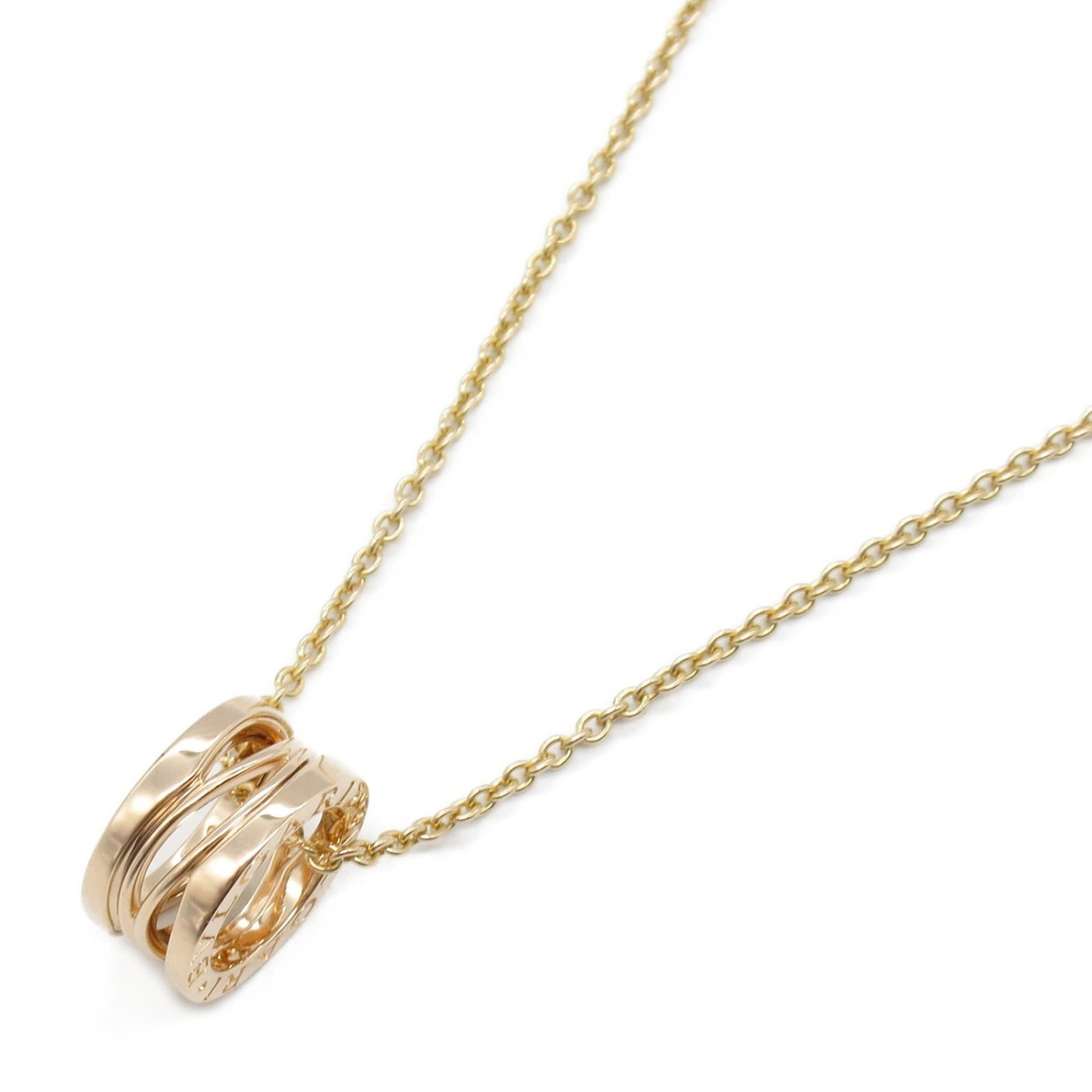gold - BVLGARI B-zero1 Legend Necklace 18KPG (pink gold) for men and women (1 of 9)