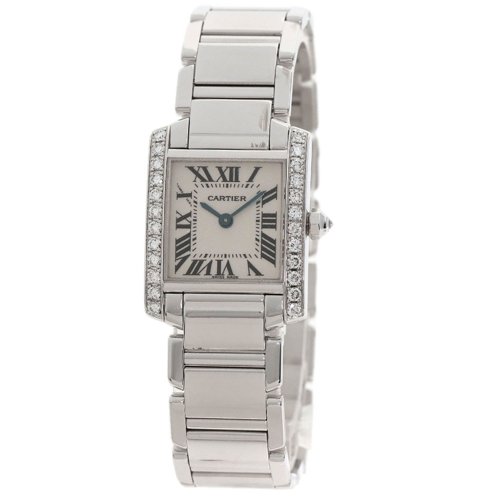 Wristwatch Cartier: Wristwatch Cartier This listing features Wristwatch Cartier. Item specifics are provided below. Item Specifics: Brand: Cartier Type: Wristwatch Gender: Women Material (Case): White Gold (18K)