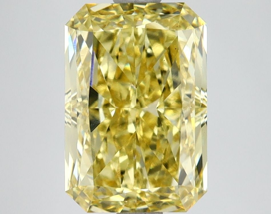 Loose Lab Diamond IGI Radiant 3.13ct Fancy Vivid Yellow VS1: Loose Lab Diamond IGI Radiant 3.13ct Fancy Vivid Yellow VS1 Loose lab-grown diamond weighing 3.13ct, featuring a Fancy Vivid Yellow color and VS1 clarity, certified by IGI. Item Specifics: Source: