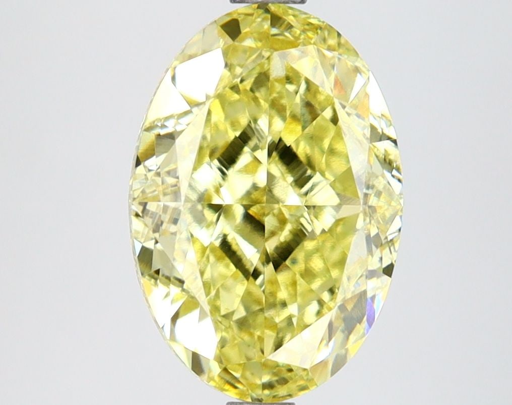 Loose Lab Diamond IGI Oval 3.23ct Fancy Intense Yellow VVS2: Loose Lab Diamond IGI Oval 3.23ct Fancy Intense Yellow VVS2 Loose lab-grown diamond weighing 3.23ct, featuring a Fancy Intense Yellow color and VVS2 clarity, certified by IGI. Item Specifics: