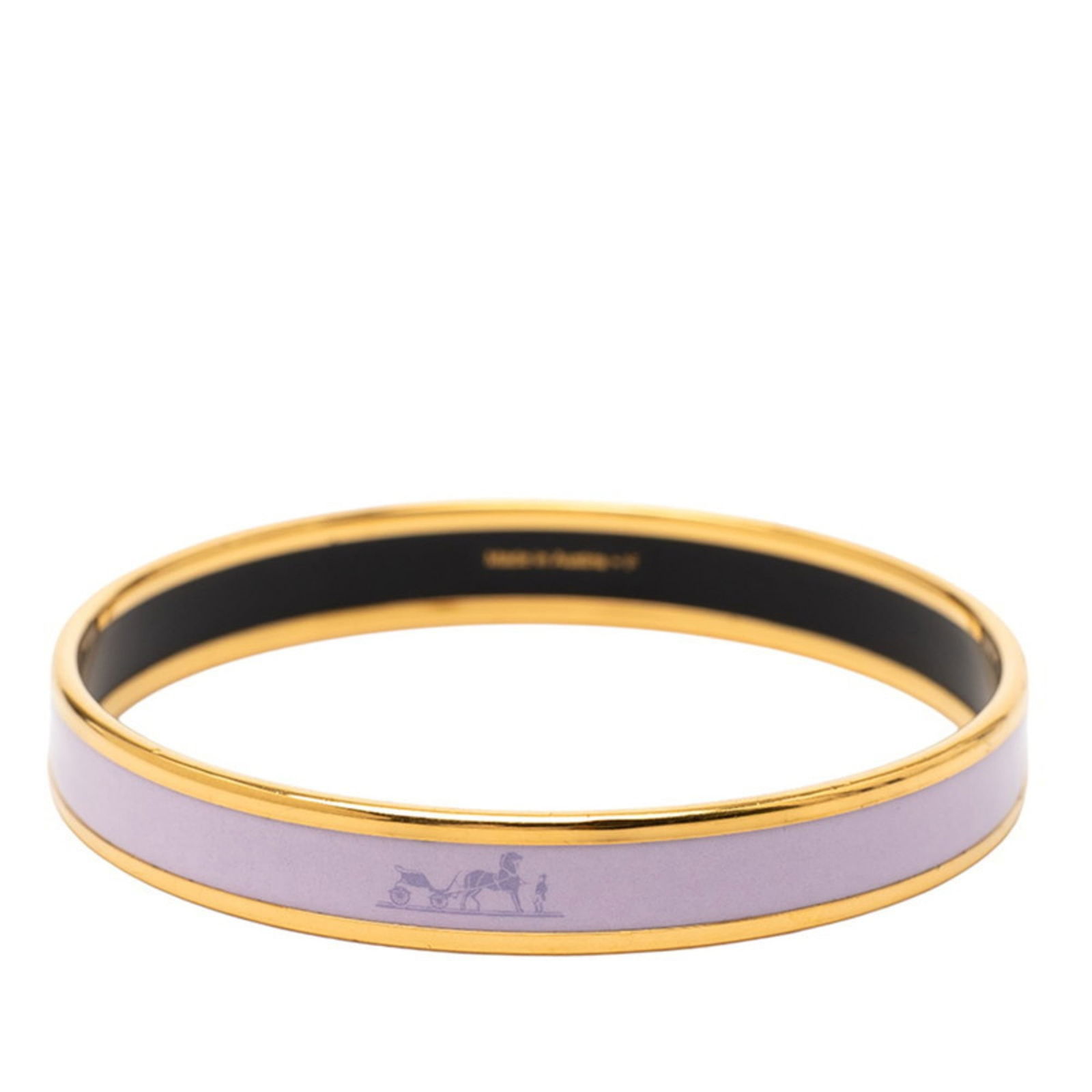 Bangle Hermes: Bangle Hermes Hermes women's gold and purple bangle in very good used condition, measuring 19cm in length. Item Specifics: Brand: Hermes Type: Bangle Gender: Women Color: Gold, Purple Length: 19cm / 7