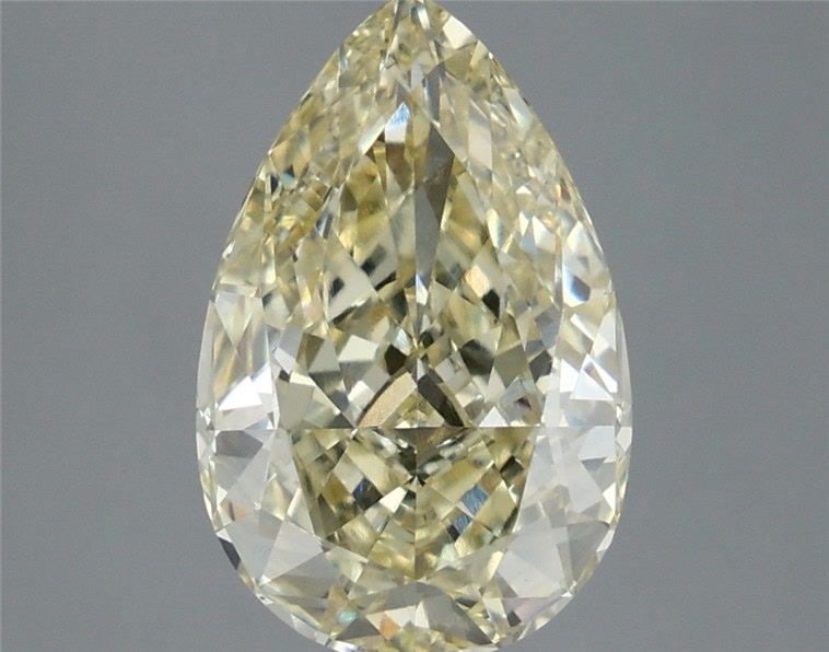 Loose Lab Diamond IGI Pear 4.0ct Fancy Light Yellow VS1: Loose Lab Diamond IGI Pear 4.0ct Fancy Light Yellow VS1 Loose Lab-Created Diamond, IGI certified, 4.0ct Fancy Light Yellow, VS1 clarity, with measurements of 13.4L x 8.65W x 5.12H. Item Specifics: