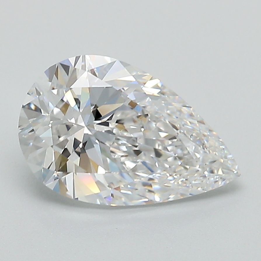 Loose Lab Diamond IGI Pear 2.02ct D VS1: Loose Lab Diamond IGI Pear 2.02ct D VS1 Loose lab-grown diamond IGI-certified, weighing 2.02ct with a D color and VS1 clarity. The diamond measures 11.15L x 7.09W x 4.39H mm, with excellent polish