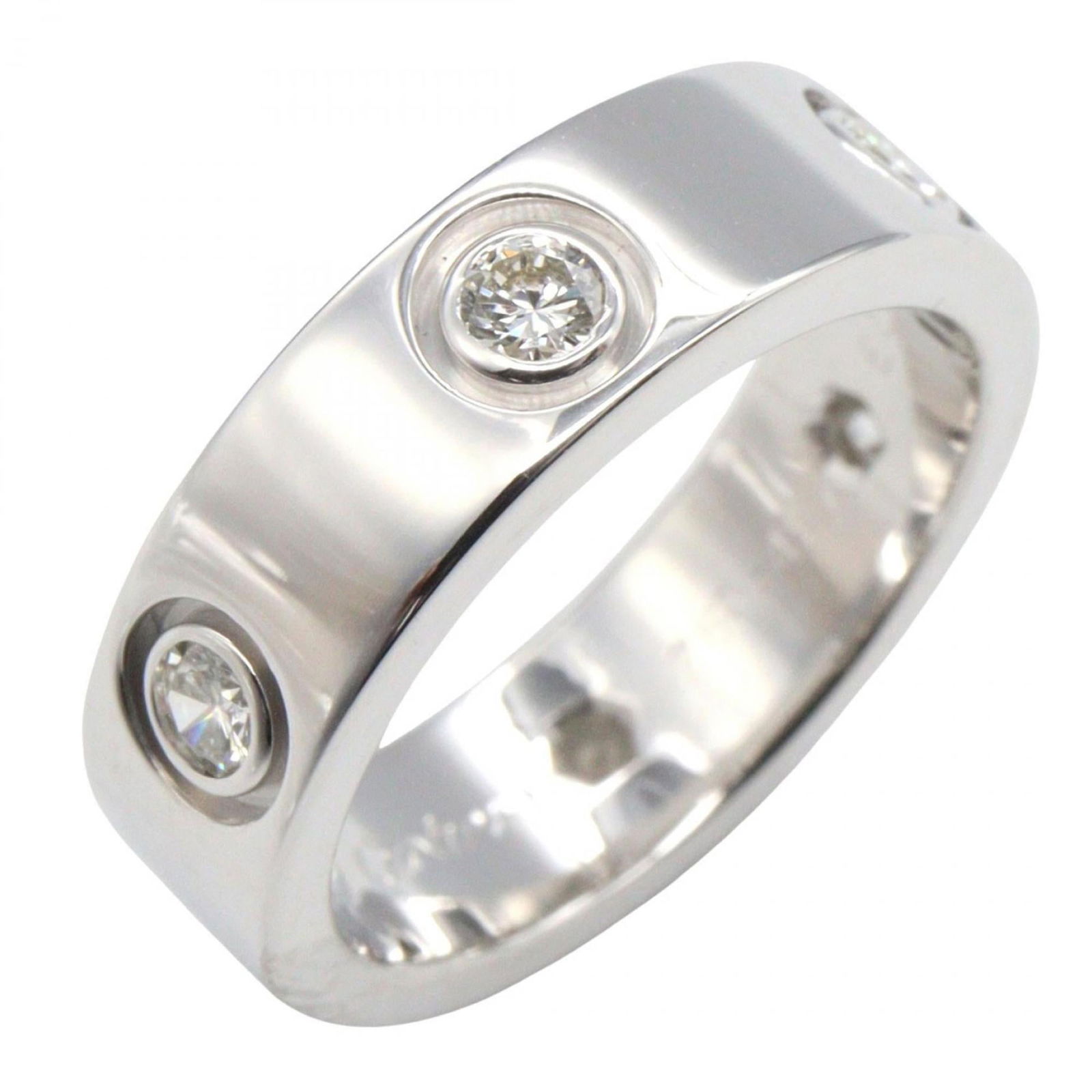 White Gold Cartier Band Ring (18K) (1 of 8)
