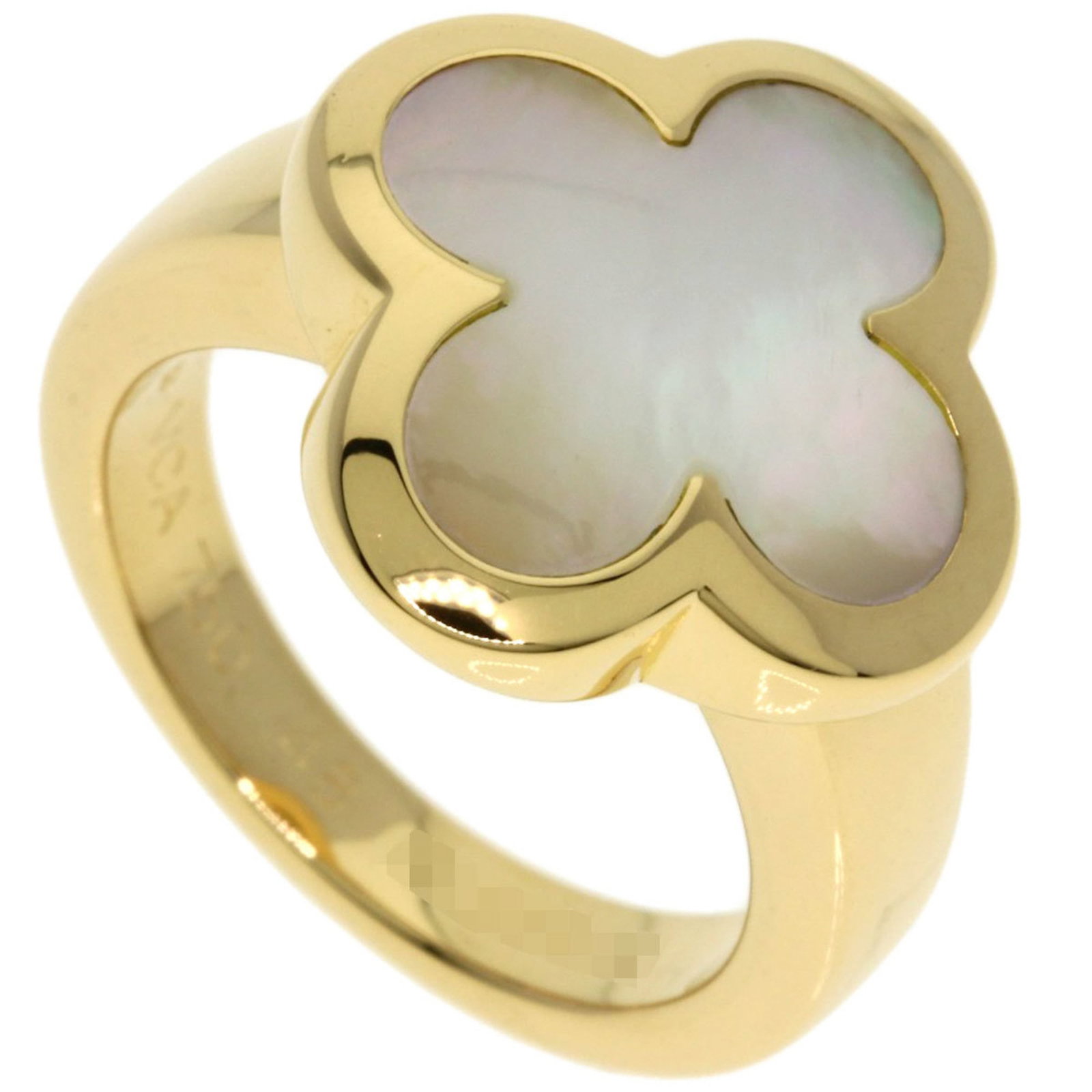 Van Cleef & Arpels Yellow Gold Band Ring (18K) (1 of 12)